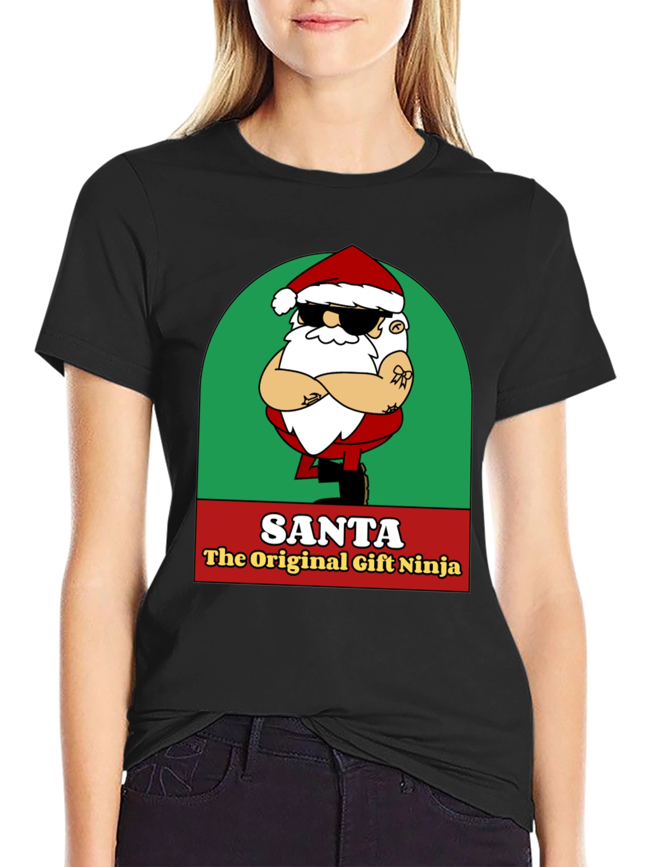 Santa the Original Gift Ninja Graphic Tee