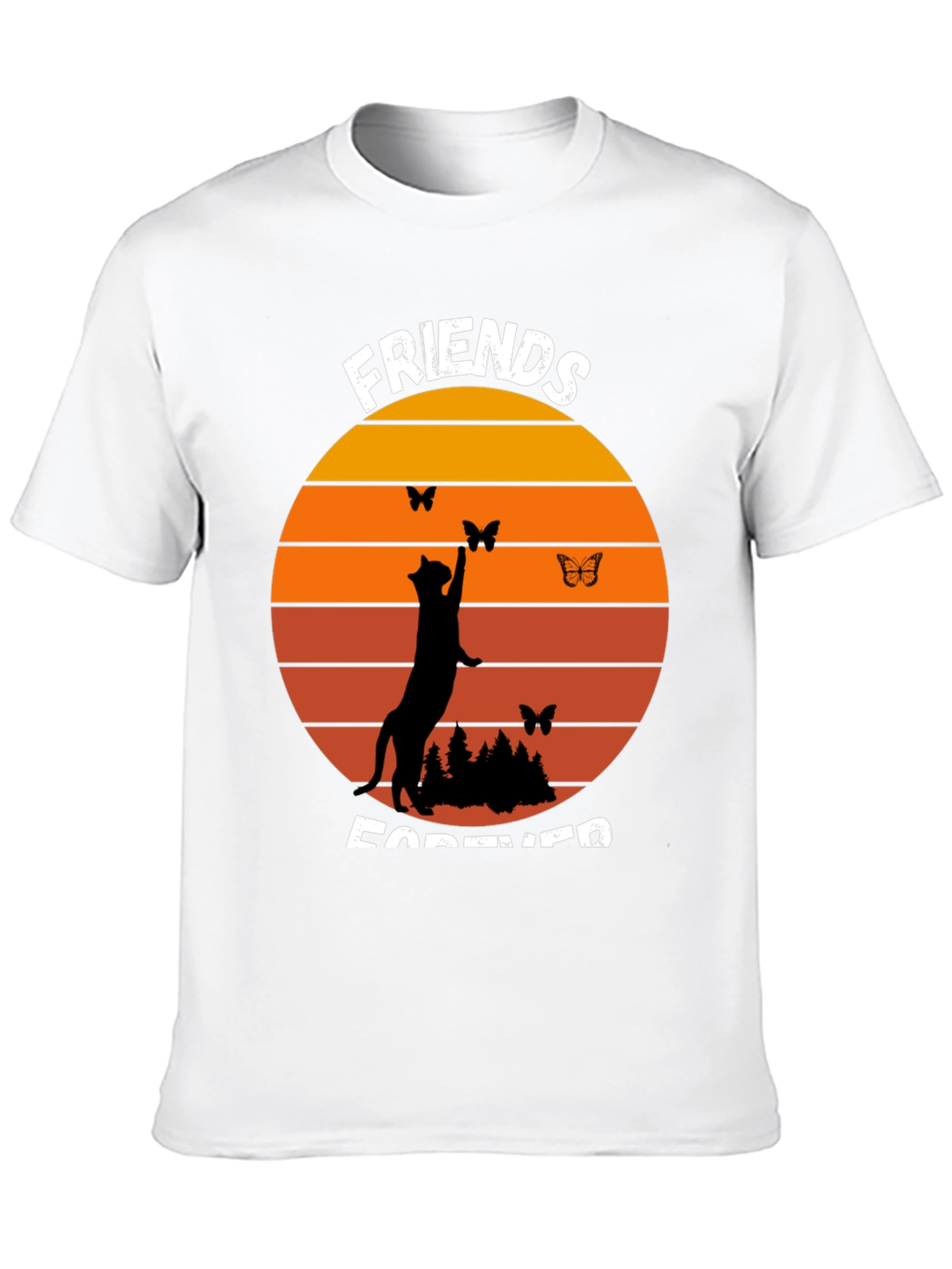 Friends Forever Cat T-Shirt