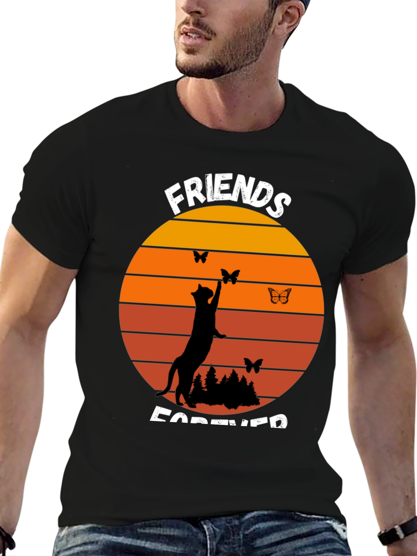 Friends Forever Cat T-Shirt