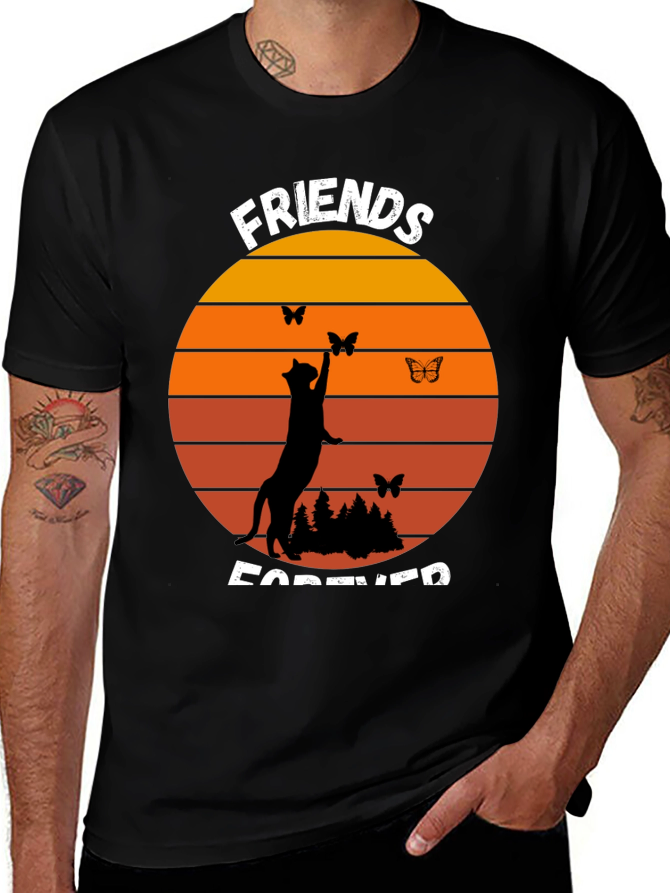 Friends Forever Cat T-Shirt