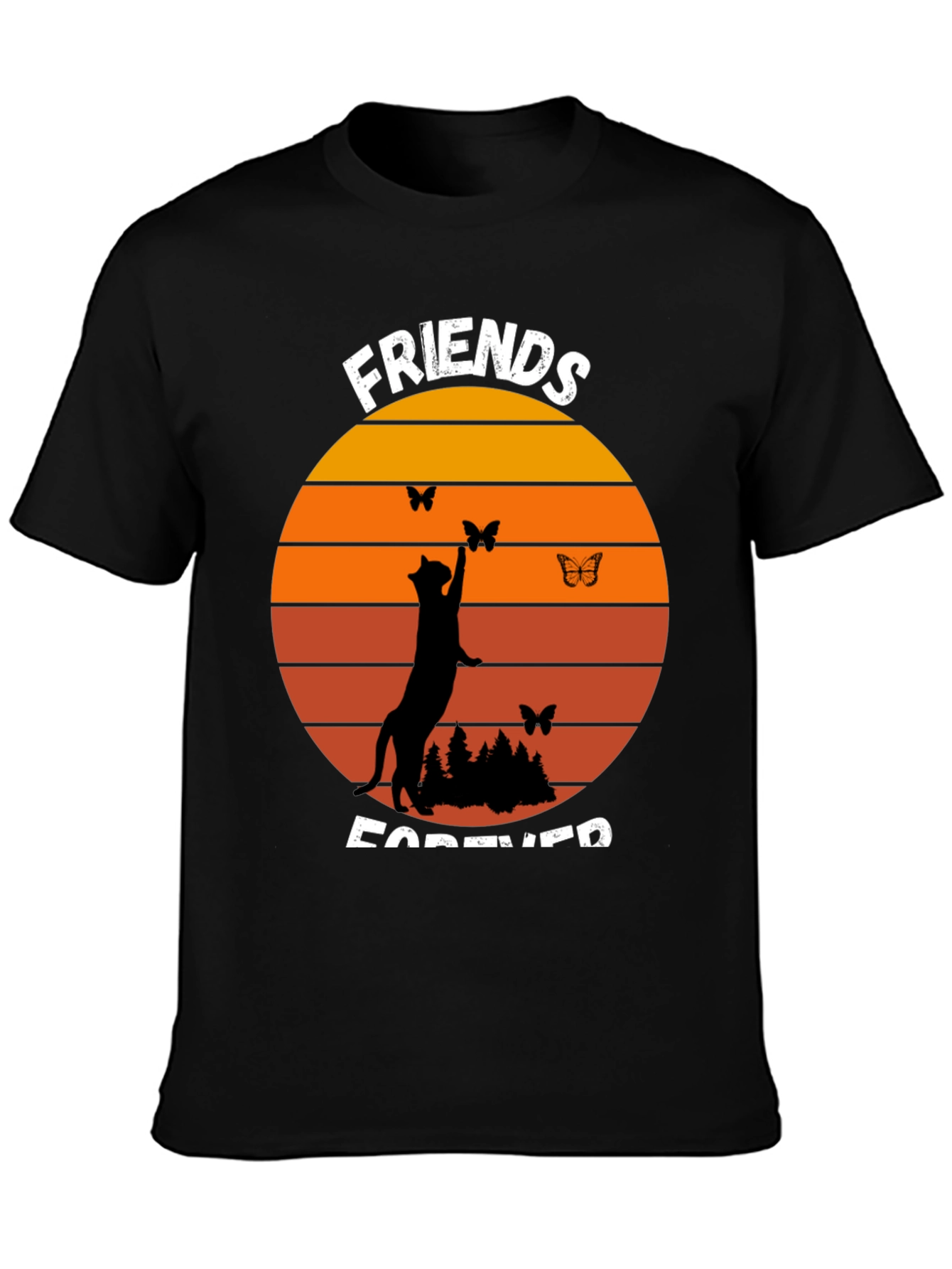 Friends Forever Cat T-Shirt