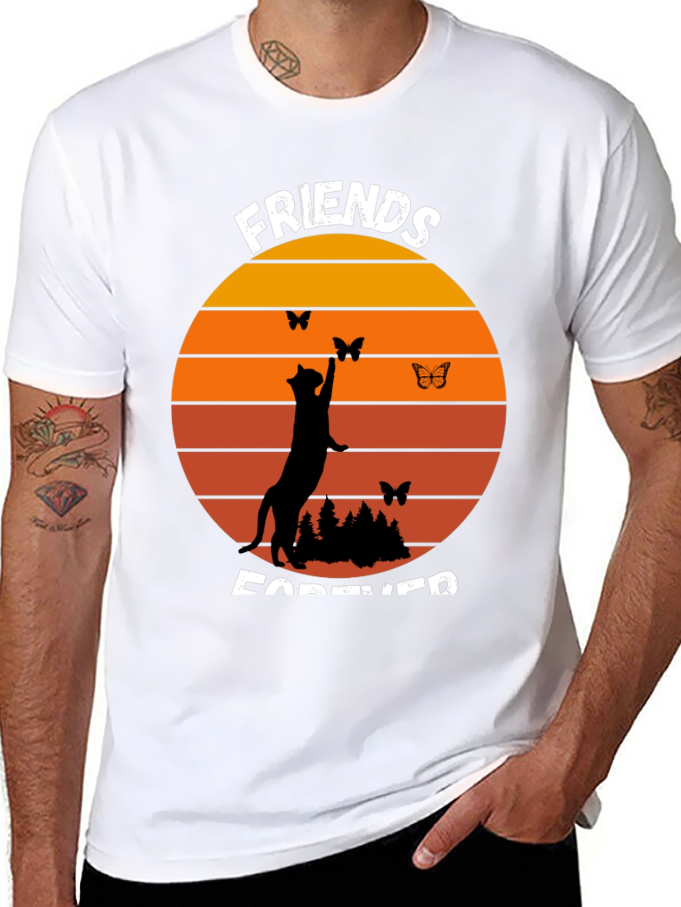 Friends Forever Cat T-Shirt