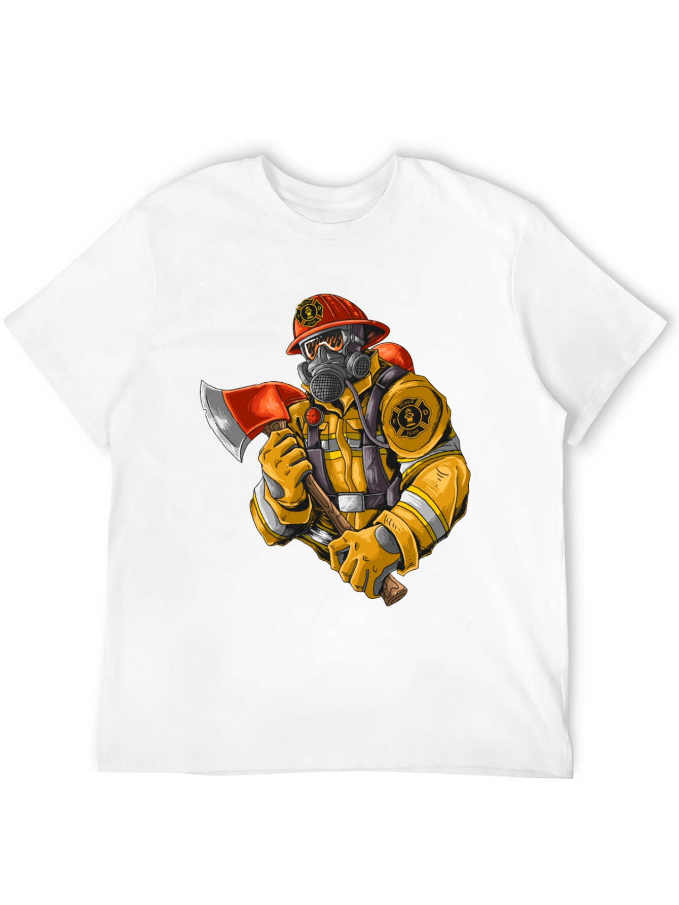 Firefighter Graphic Tee - Heroic Design
