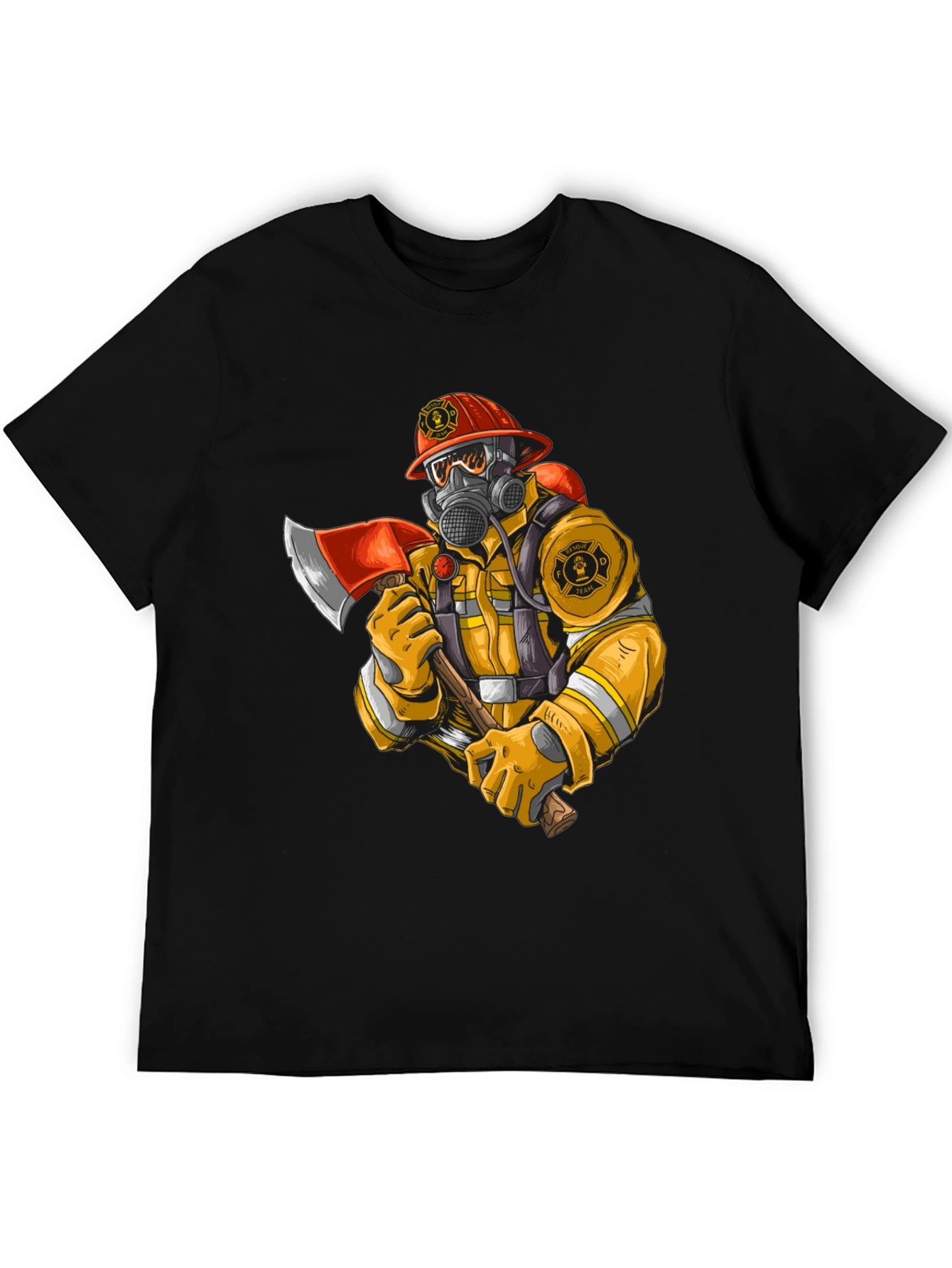Firefighter Graphic Tee - Heroic Design