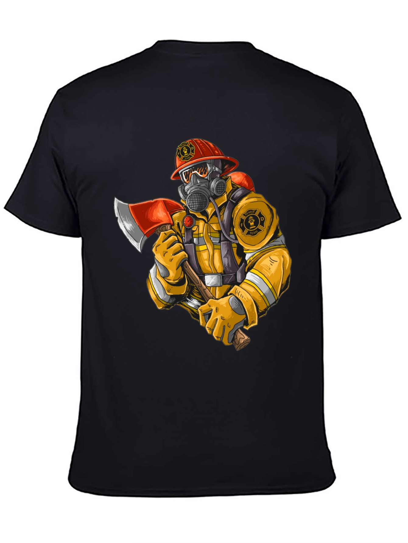 Firefighter Graphic Tee - Heroic Design