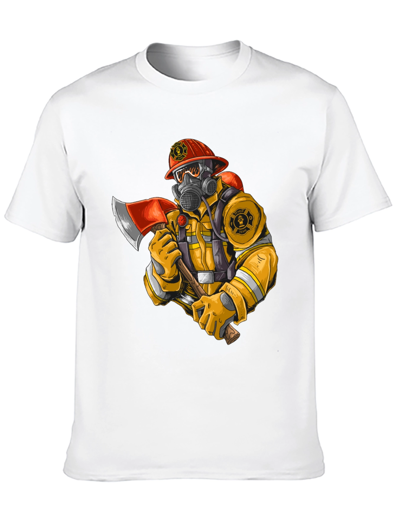 Firefighter Graphic Tee - Heroic Design