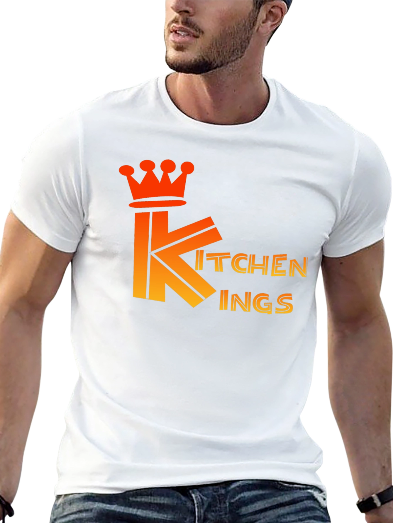 Kitchen Kings Black T-Shirt - Culinary Royalty