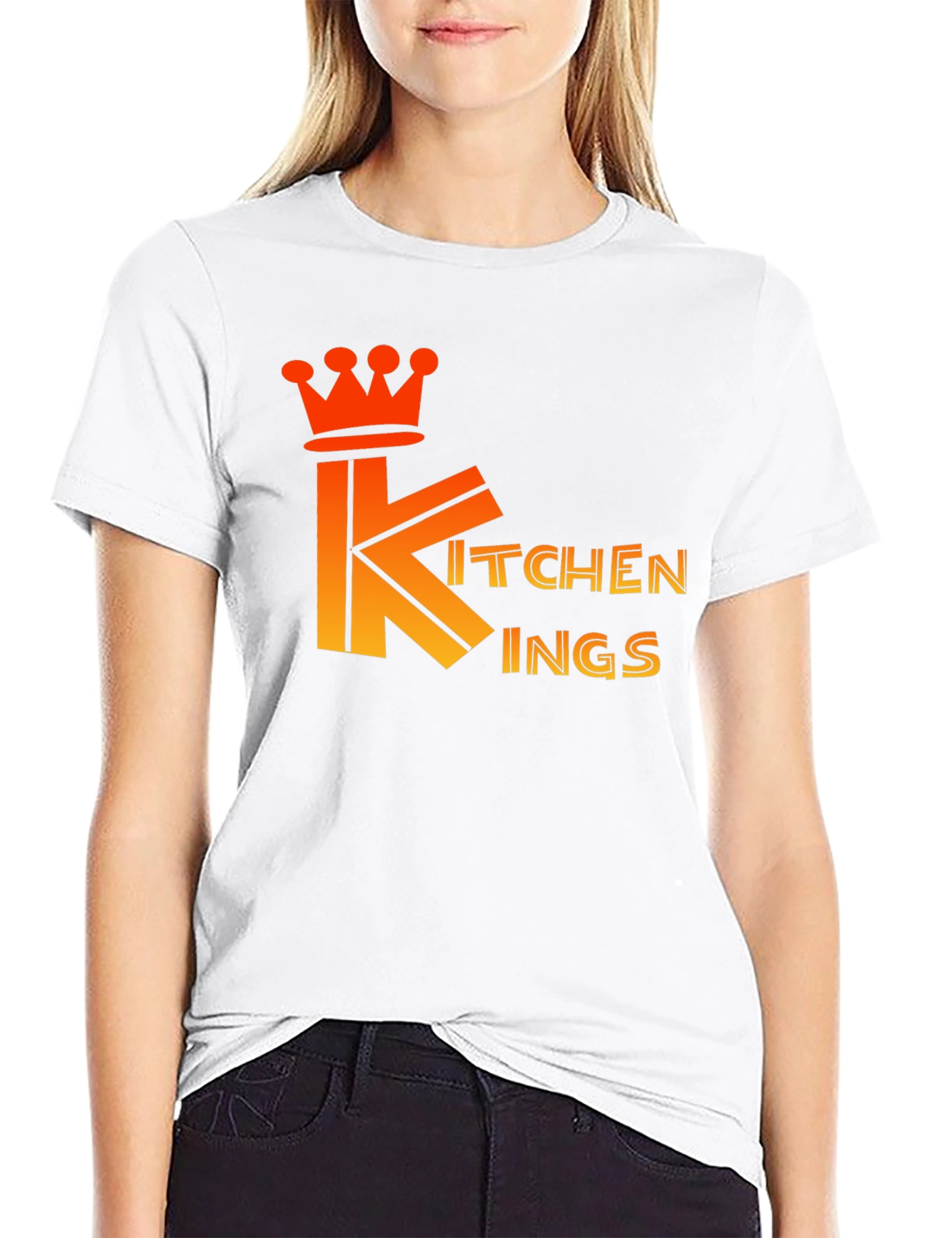 Kitchen Kings Black T-Shirt - Culinary Royalty
