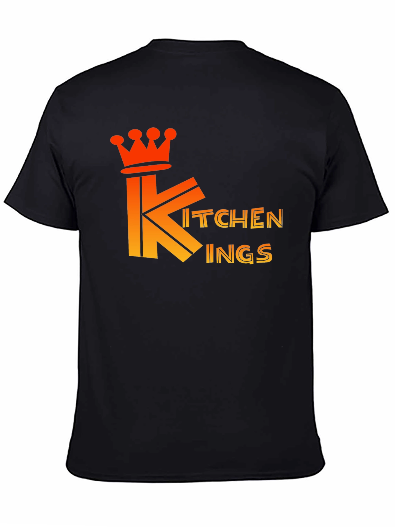 Kitchen Kings Black T-Shirt - Culinary Royalty