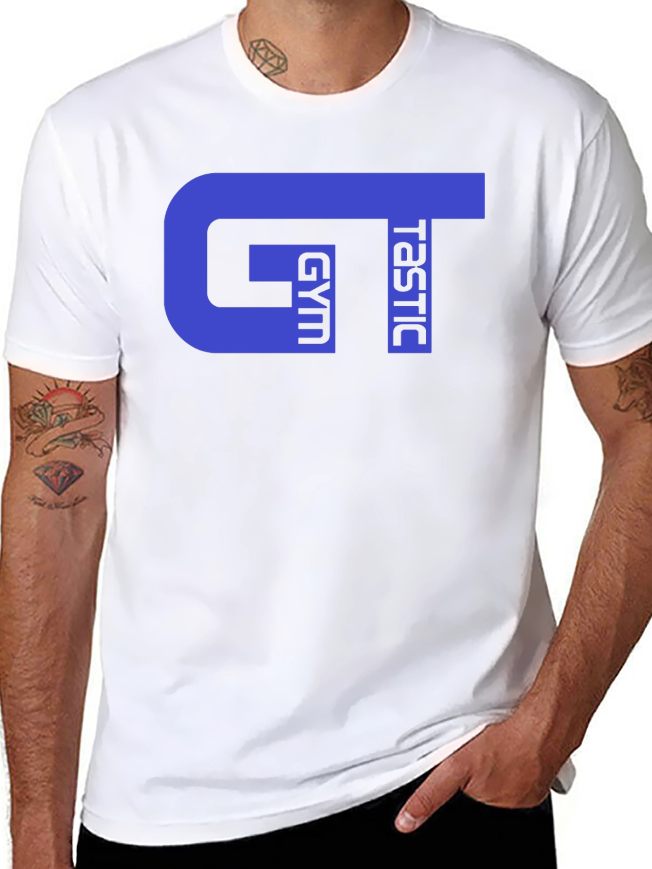 Gym Tastic Black T-Shirt