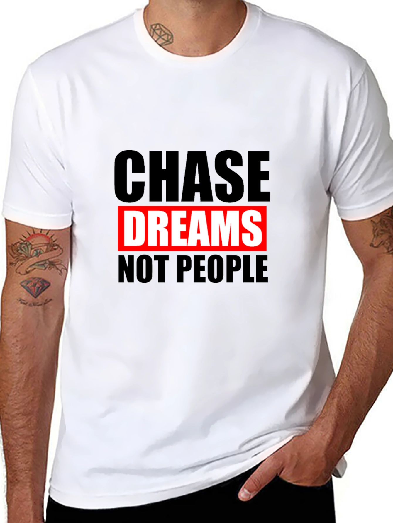 Chase Dreams Graphic T-Shirt - Motivational Tee