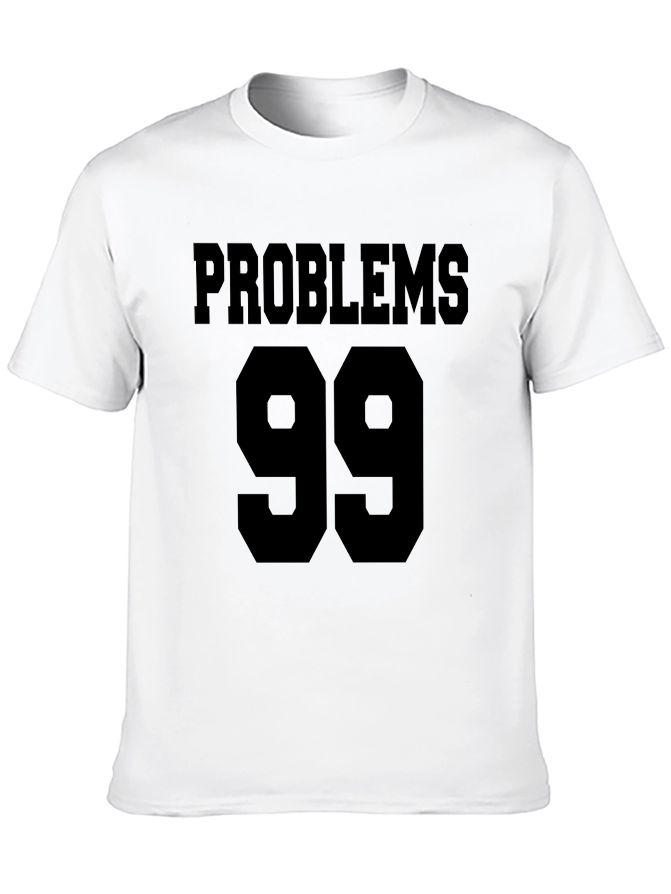 Problems 99 Black Graphic Tee Shirt