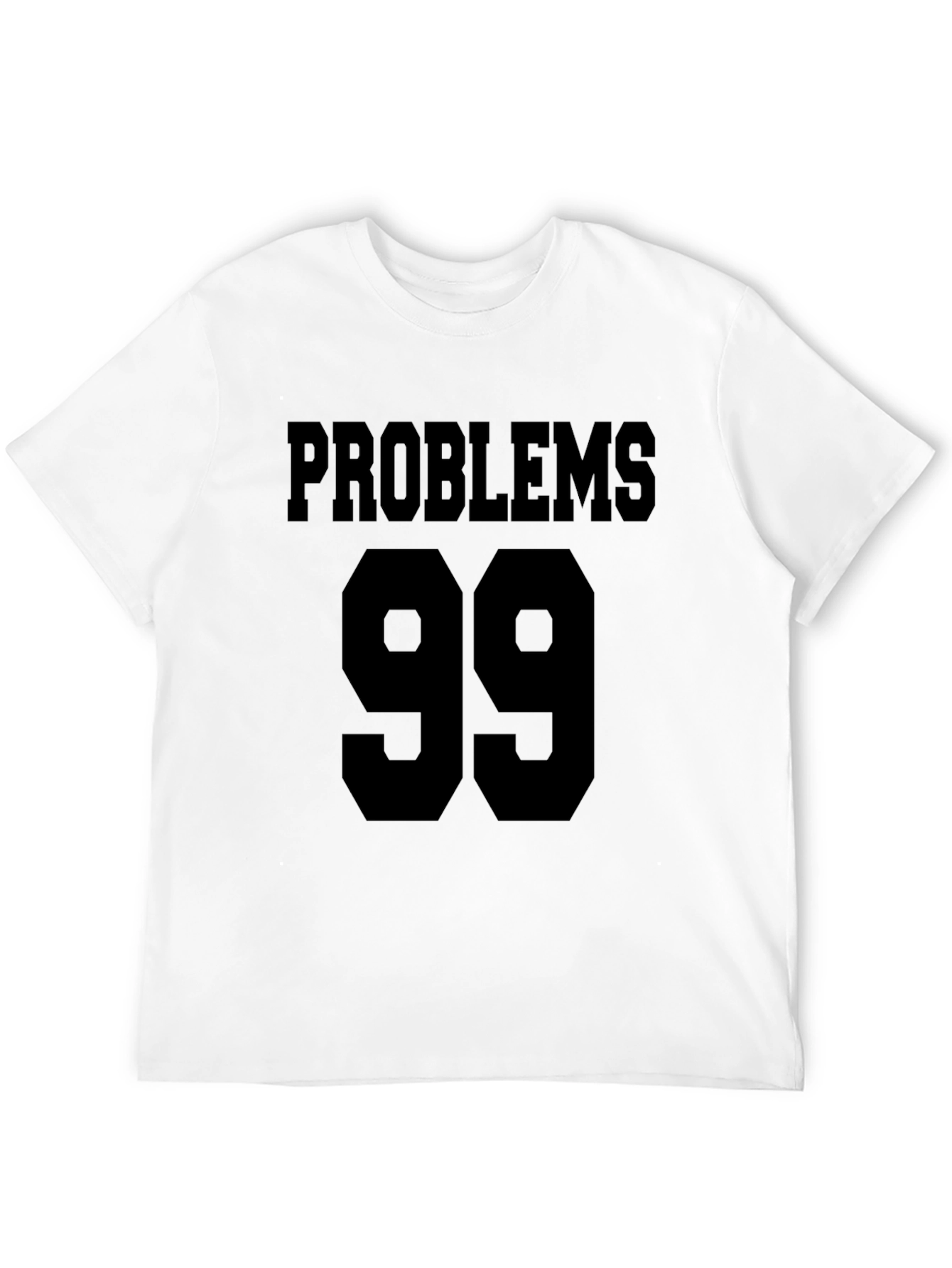Problems 99 Black Graphic Tee Shirt
