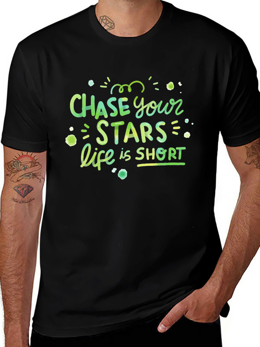 Chase Your Stars Short Sleeve Graphic Tee