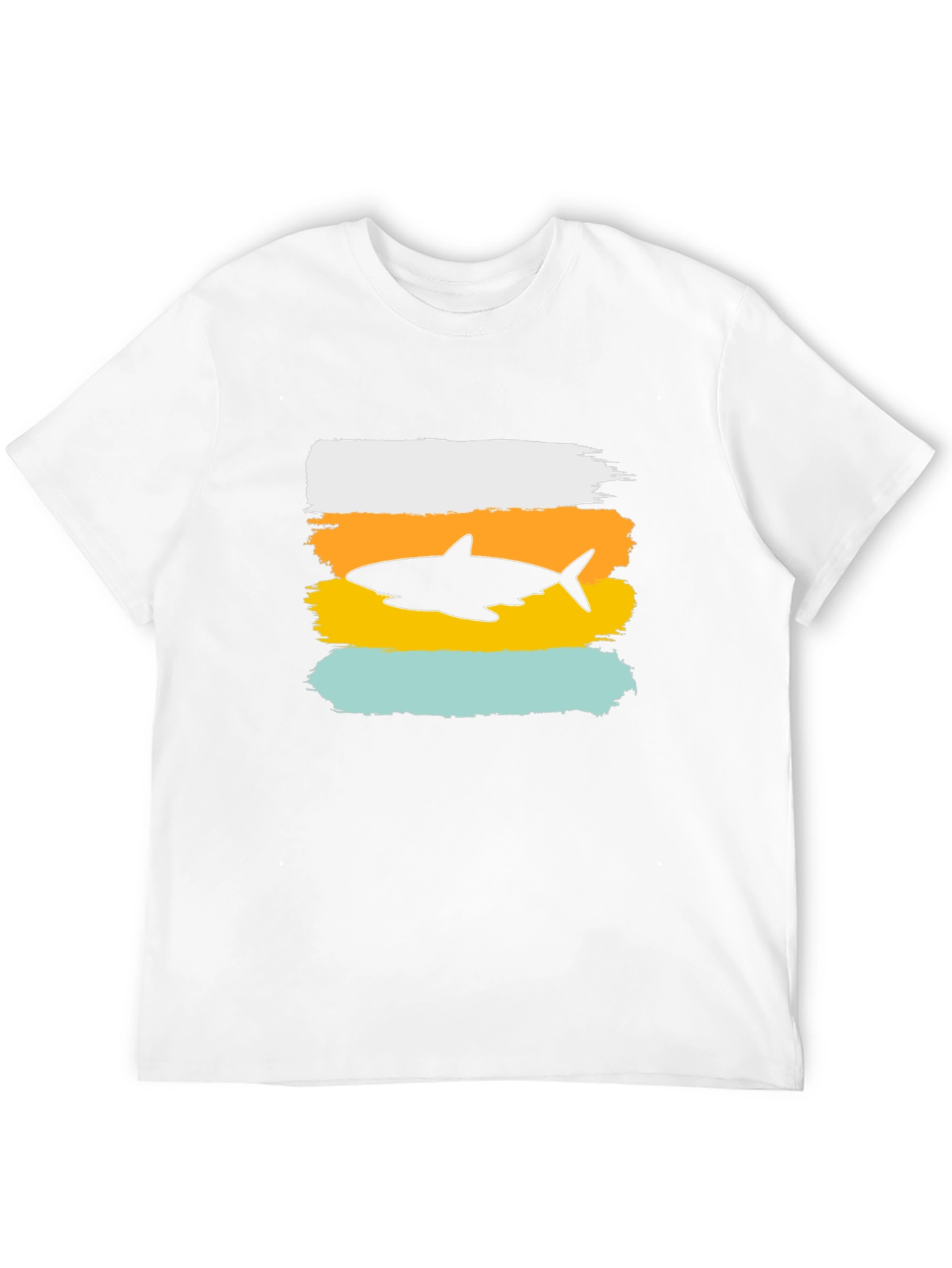 Shark Silhouette T-Shirt - Stylish Mens Tee