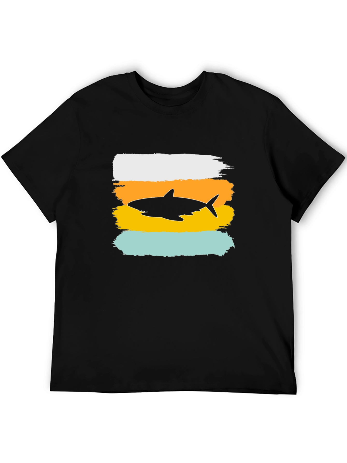 Shark Silhouette T-Shirt - Stylish Mens Tee