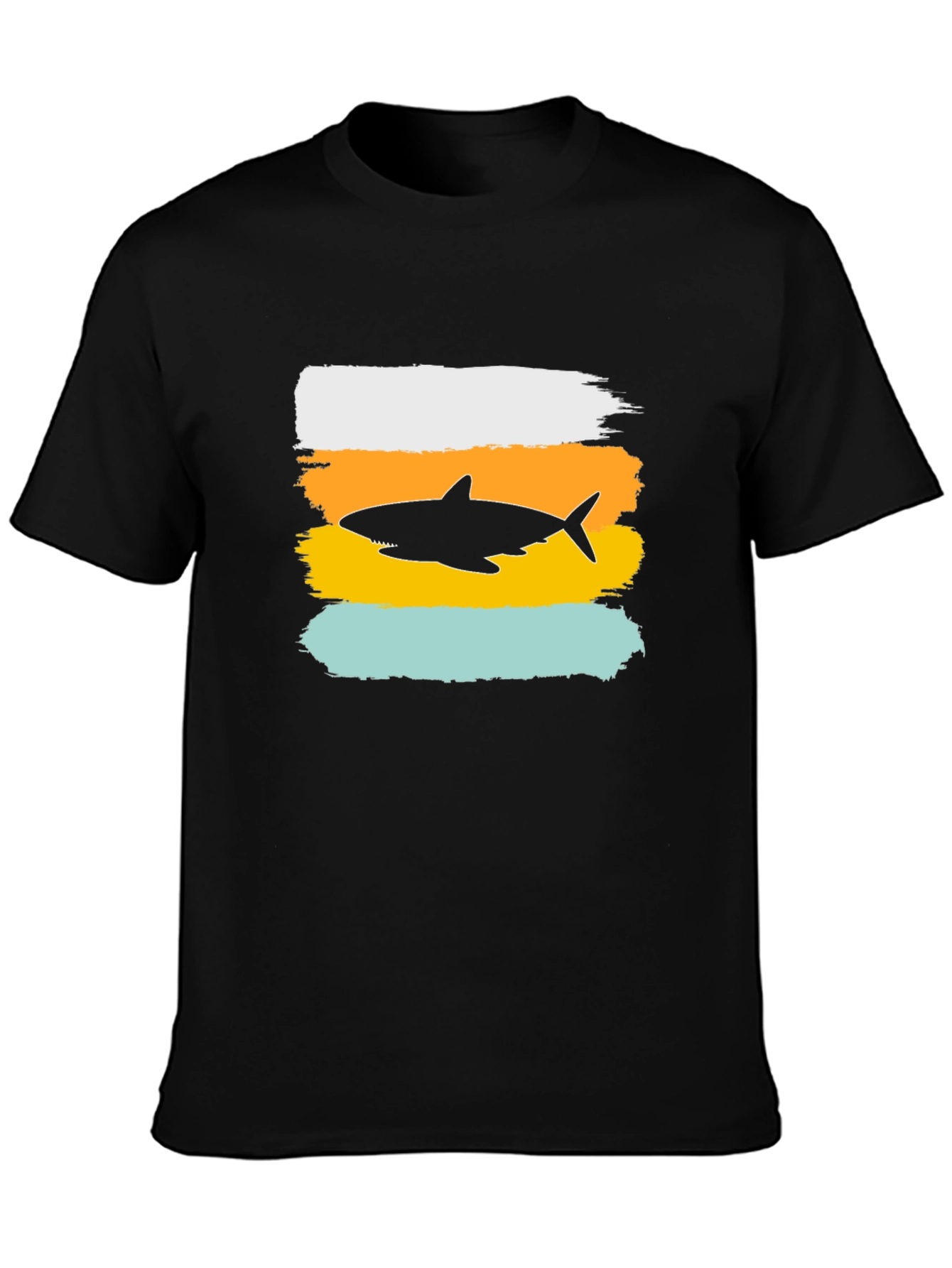 Shark Silhouette T-Shirt - Stylish Mens Tee