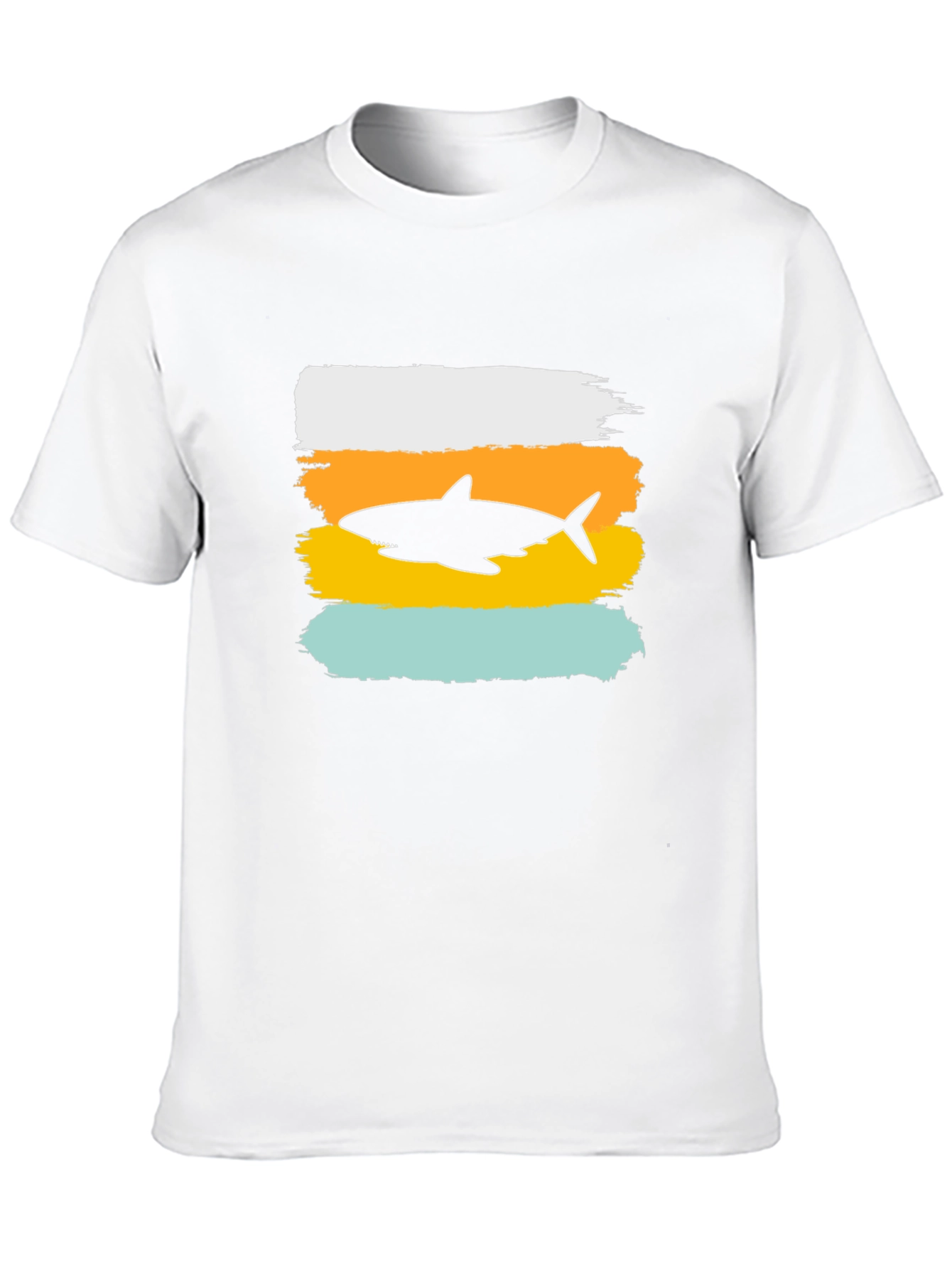 Shark Silhouette T-Shirt - Stylish Mens Tee