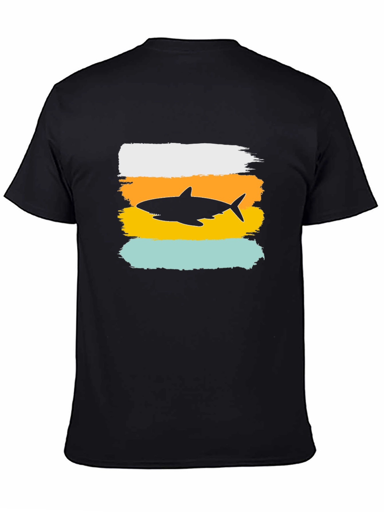 Shark Silhouette T-Shirt - Stylish Mens Tee