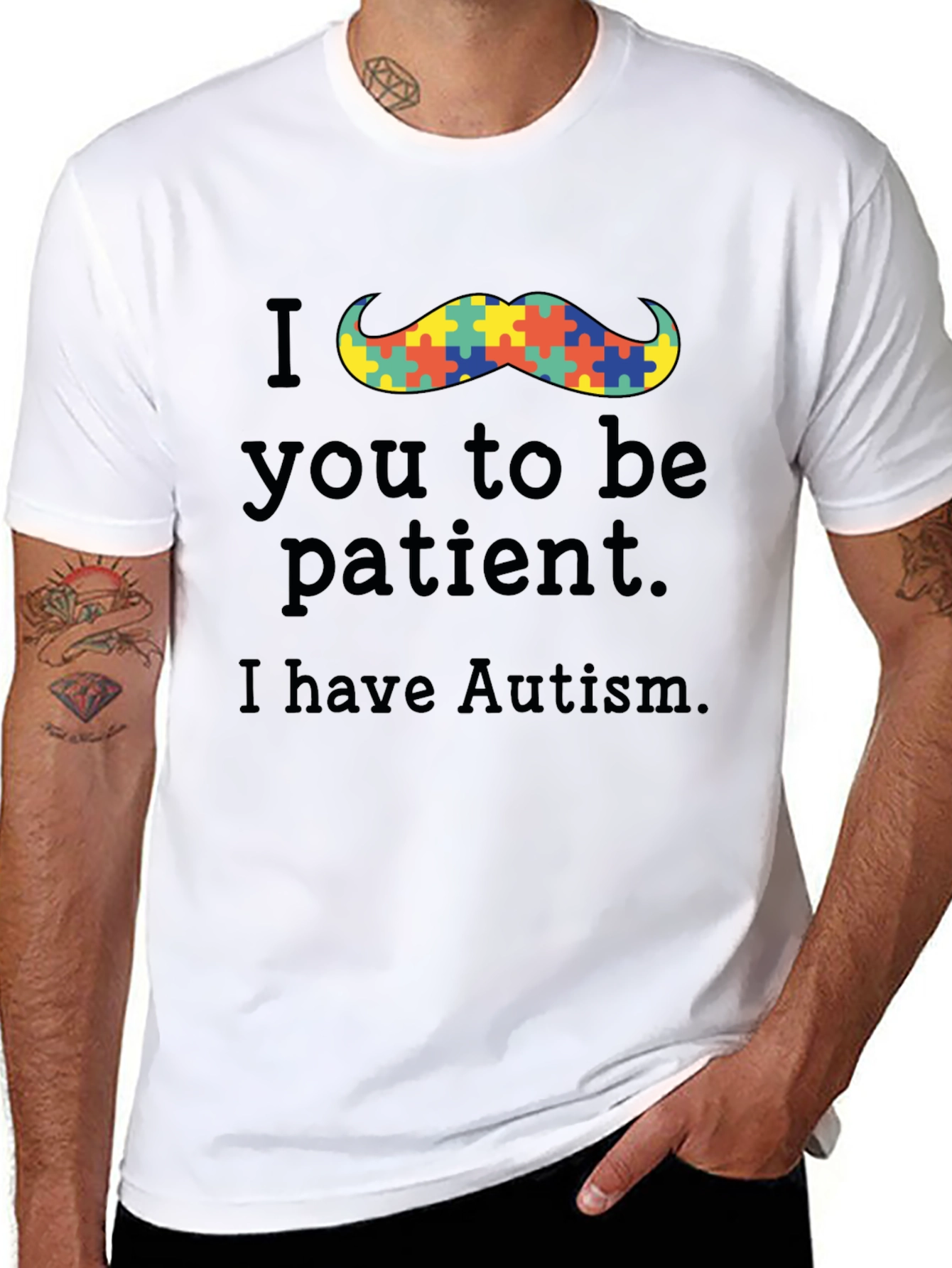 Autism Awareness T-Shirt: Please Be Patient