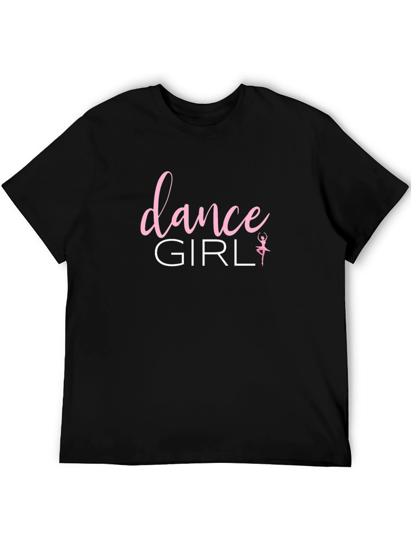 Dance Girl T-Shirt - Black Cotton Tee