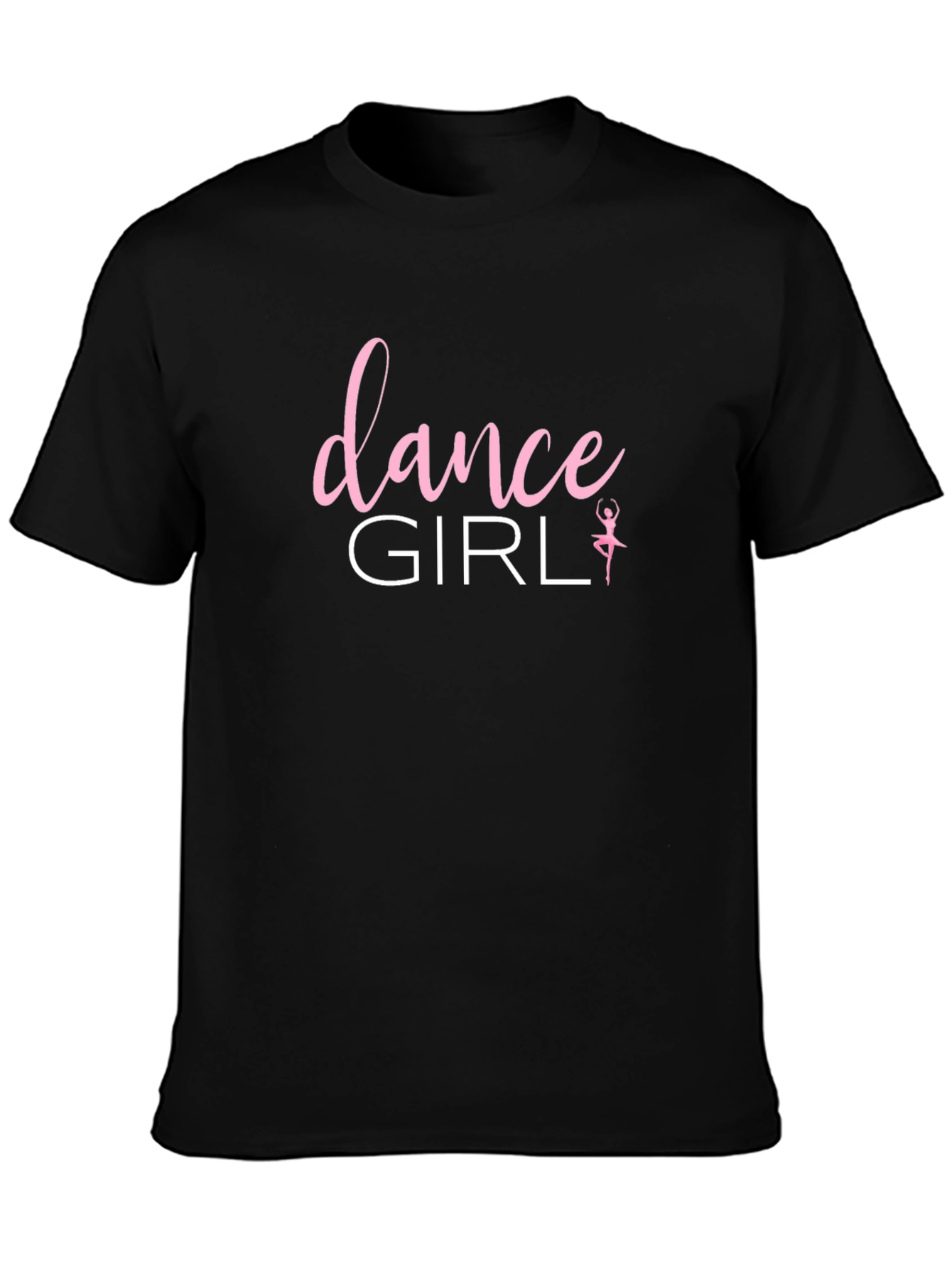 Dance Girl T-Shirt - Black Cotton Tee