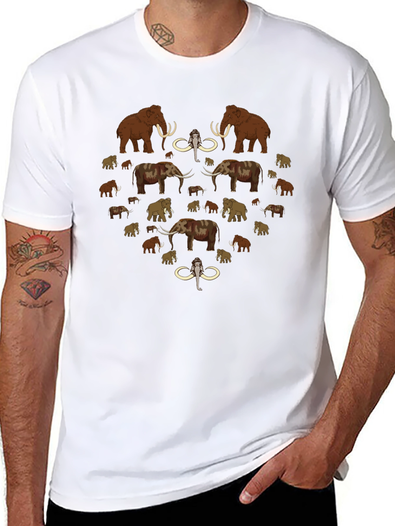 Mammoth Love Heart Graphic Tee