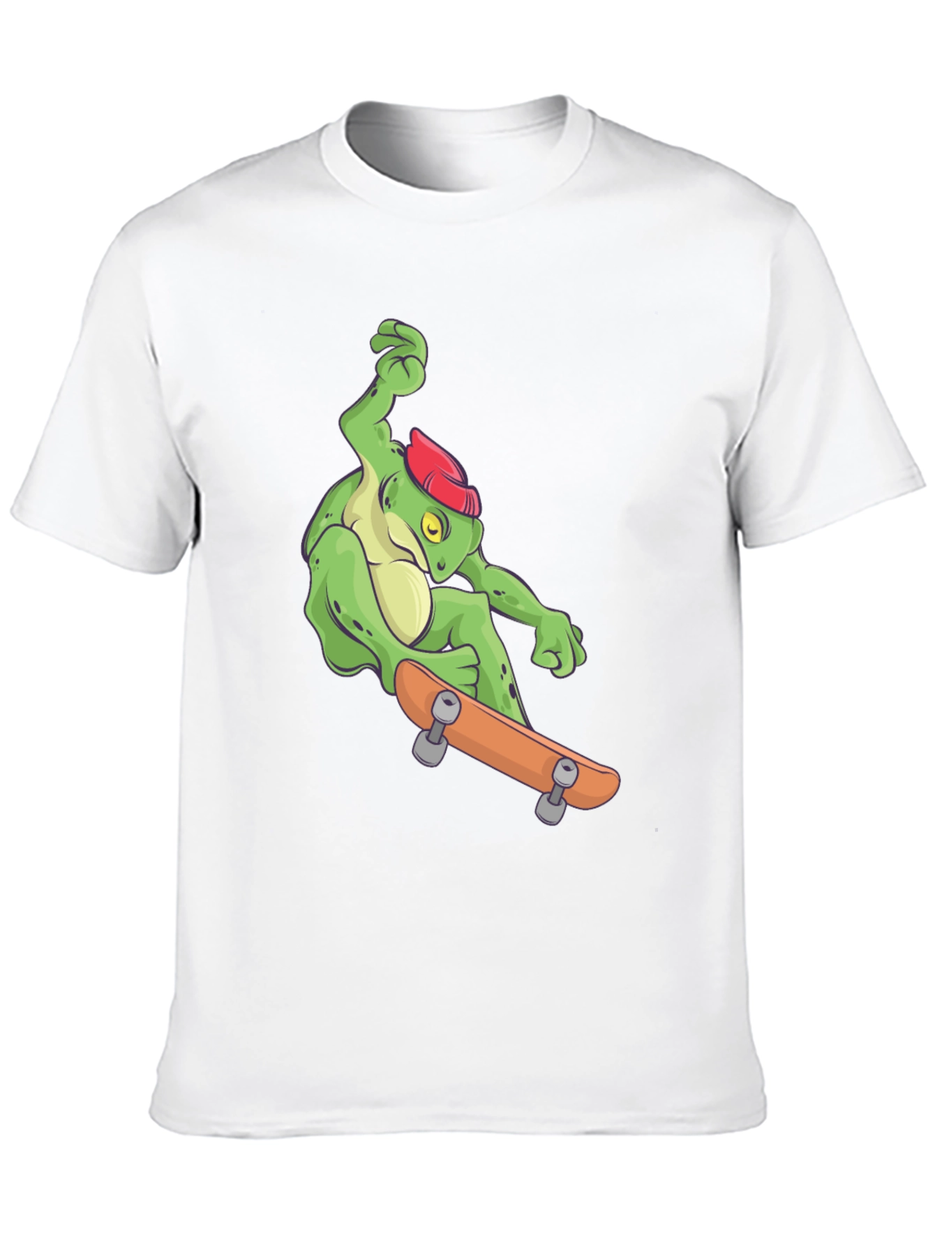 Frog Skateboarding Graphic Tee