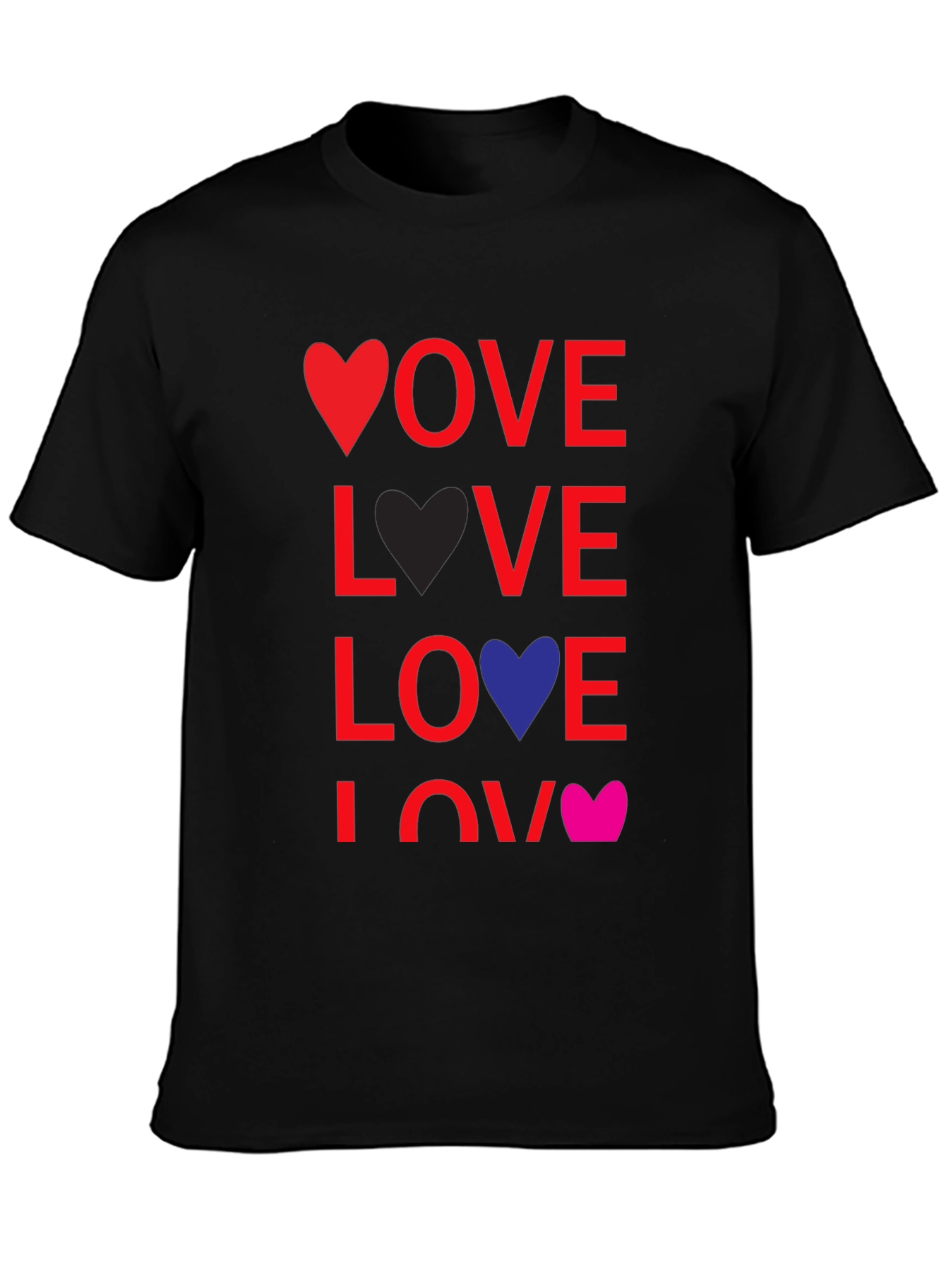 Love Heart T-Shirt - Fun Graphic Tee