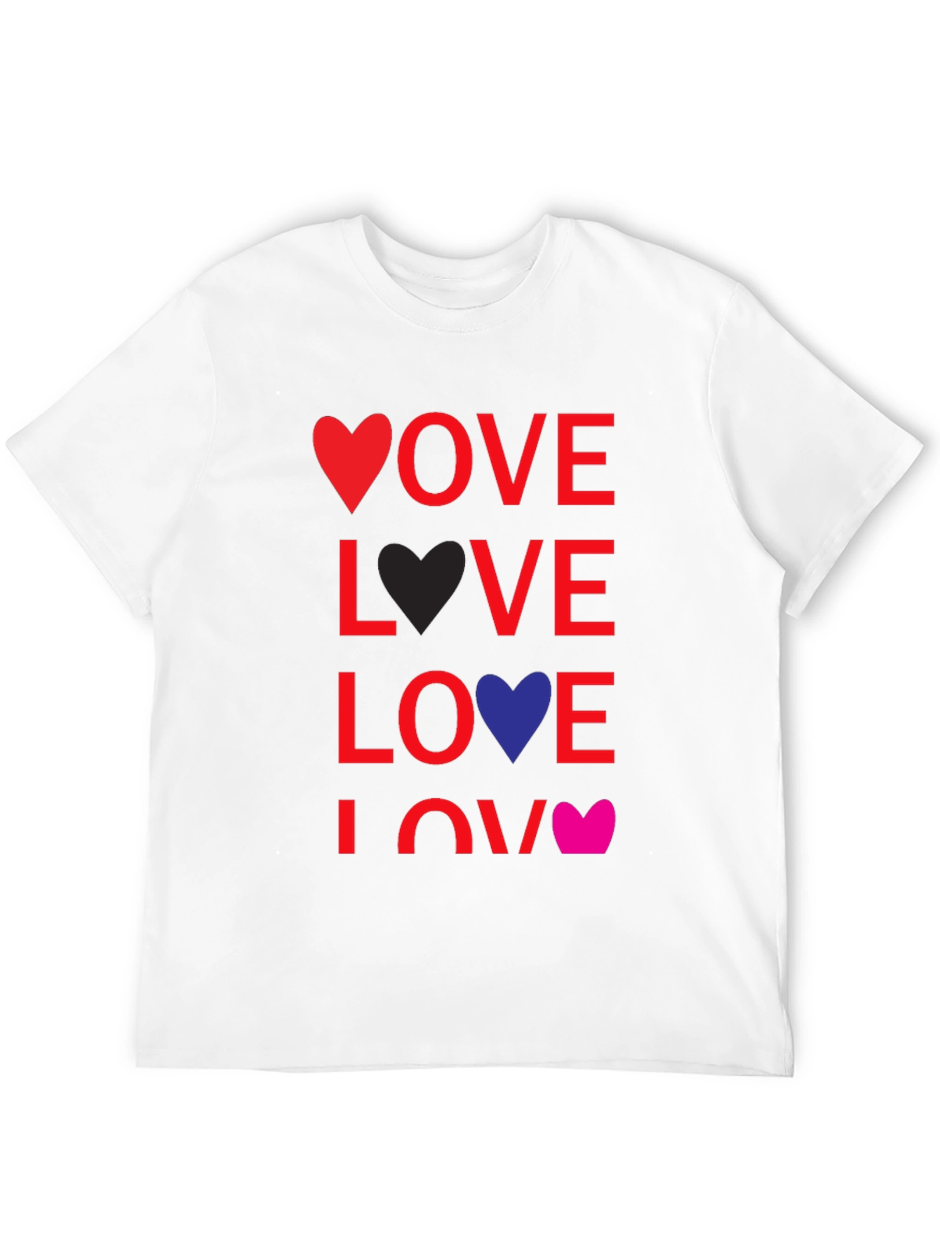 Love Heart T-Shirt - Fun Graphic Tee