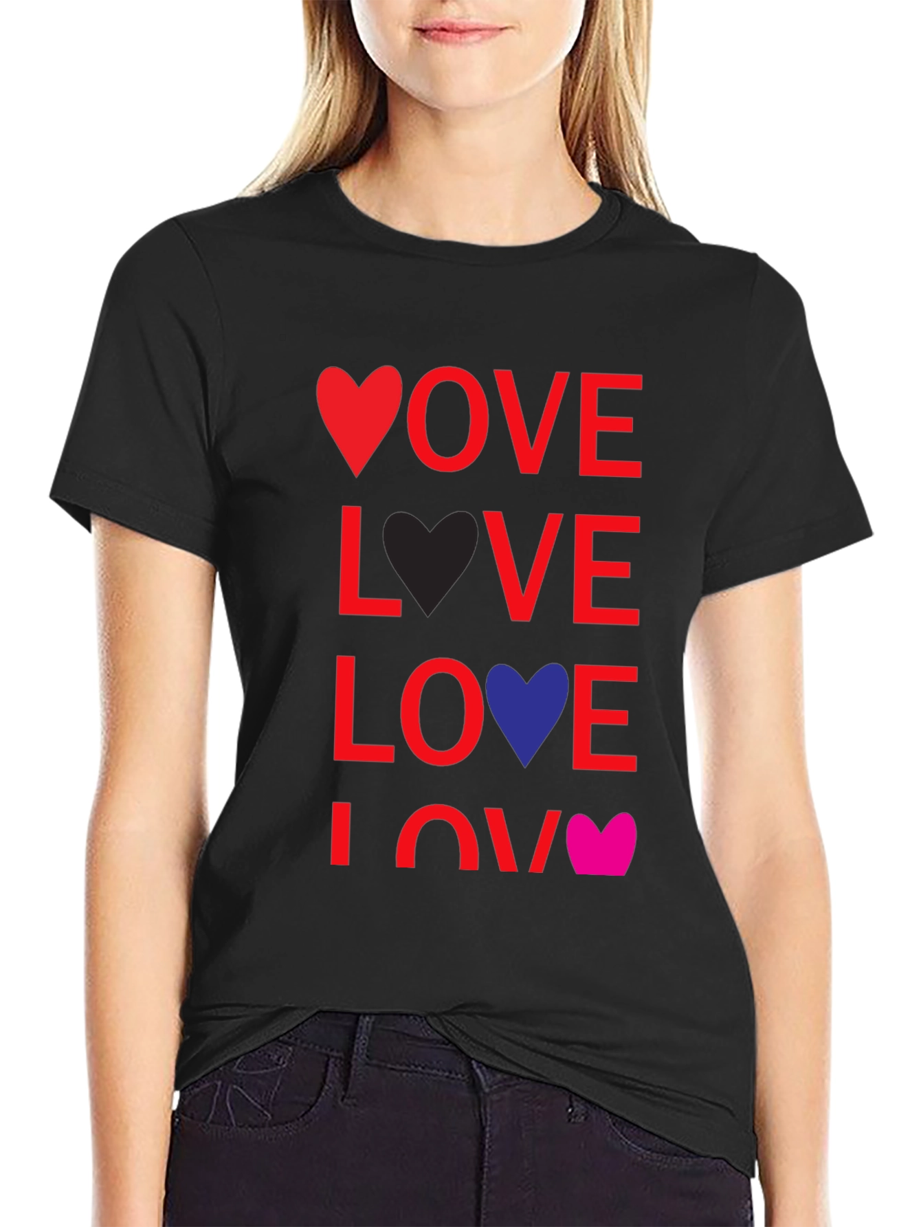 Love Heart T-Shirt - Fun Graphic Tee