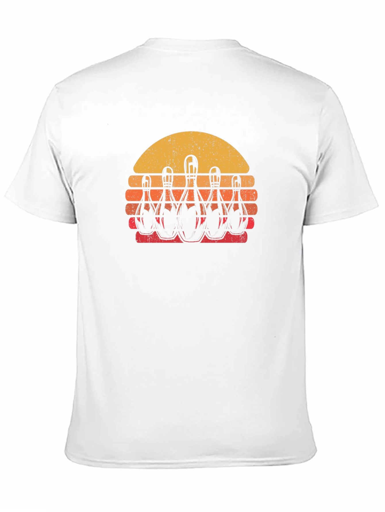 Retro Bowling Sunset T-Shirt