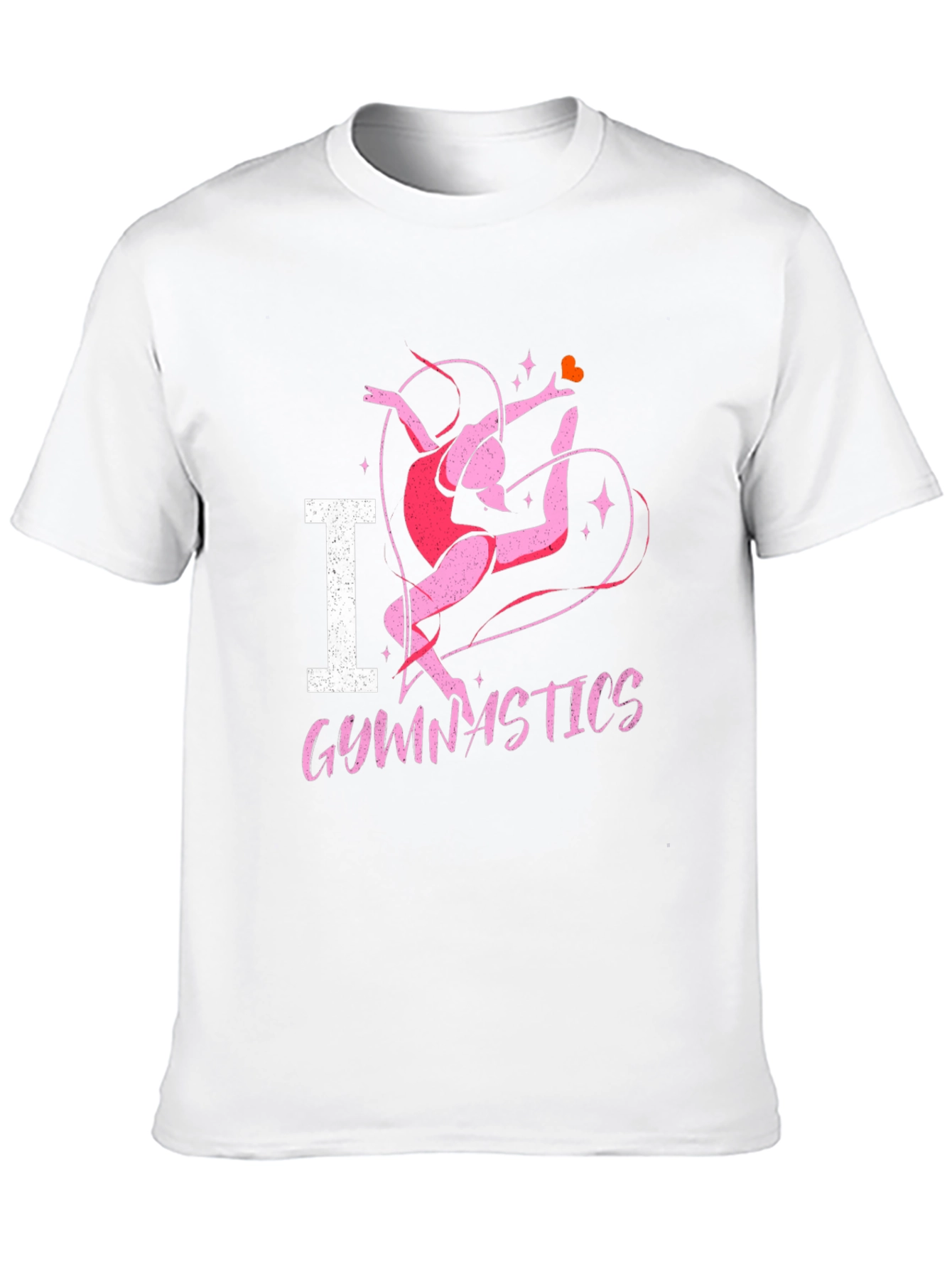 I Heart Gymnastics Black T-Shirt