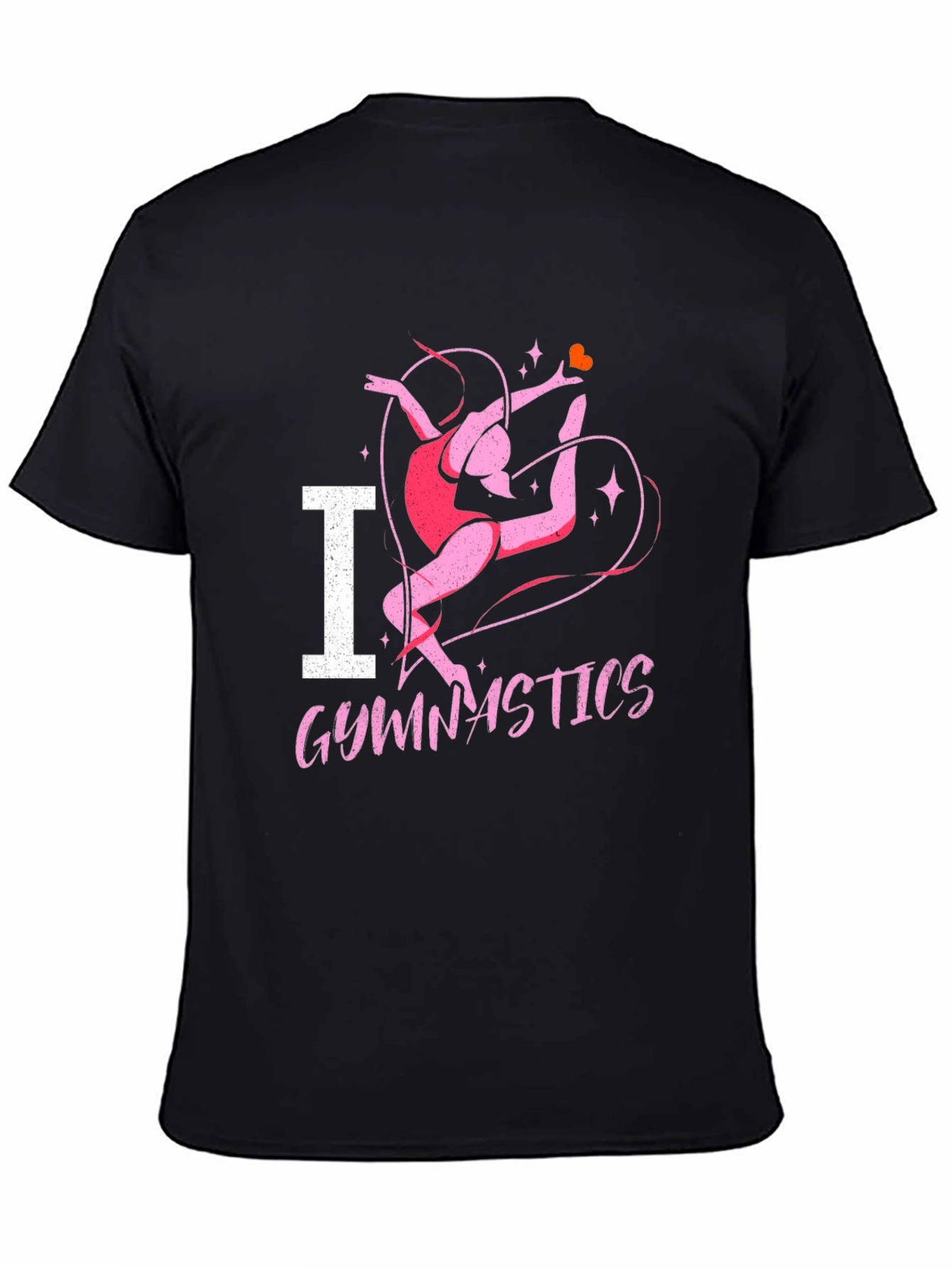 I Heart Gymnastics Black T-Shirt