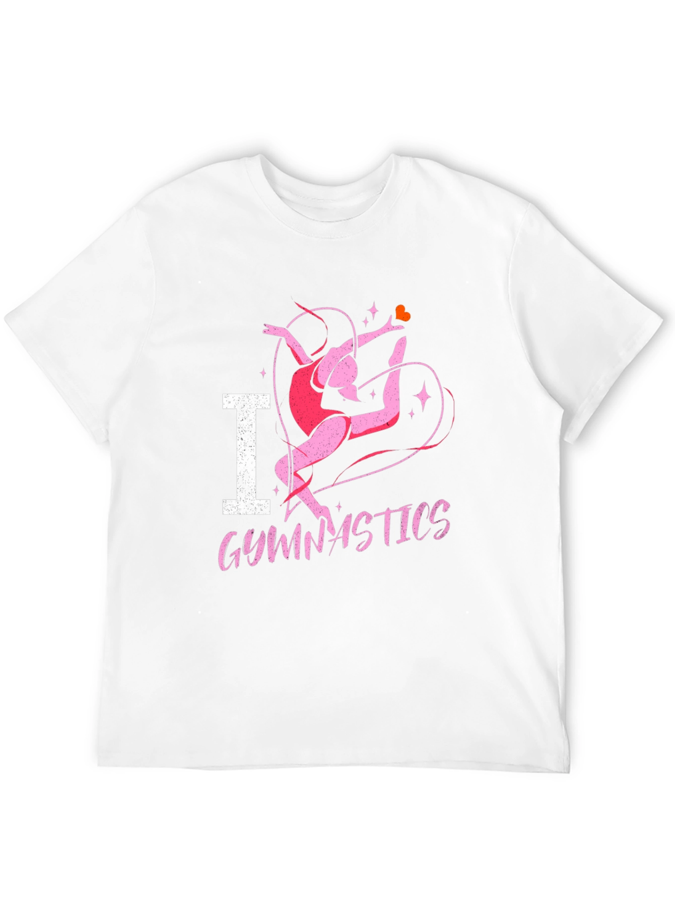 I Heart Gymnastics Black T-Shirt