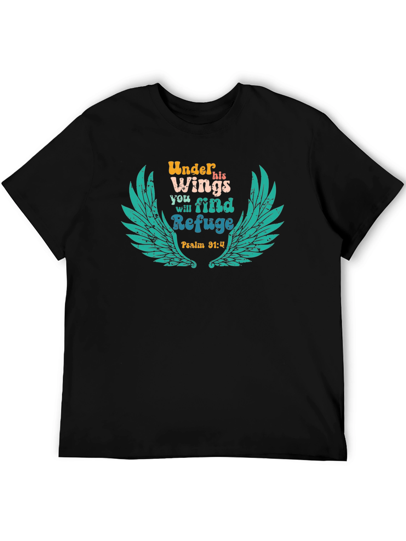Under His Wings T-Shirt - Christian Apparel