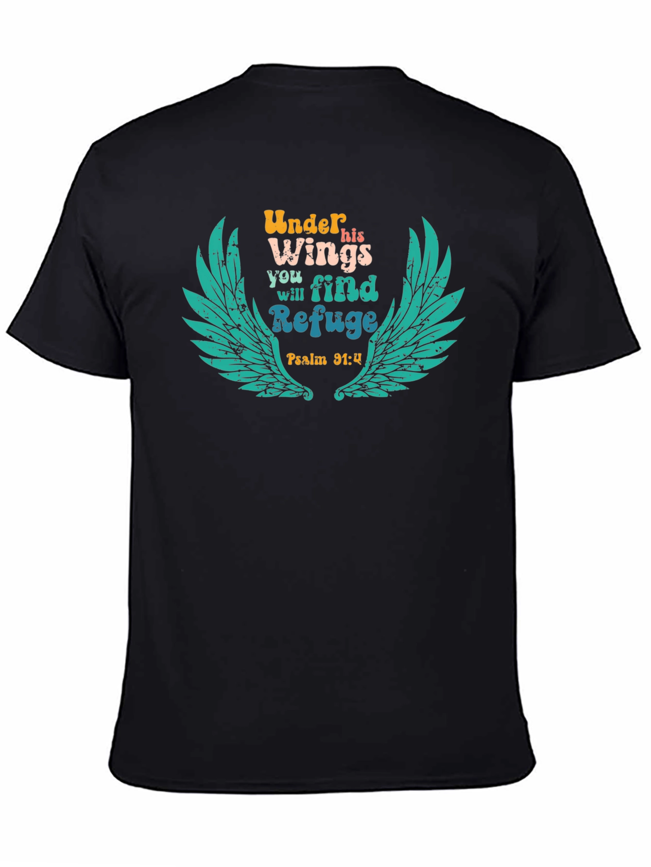 Under His Wings T-Shirt - Christian Apparel