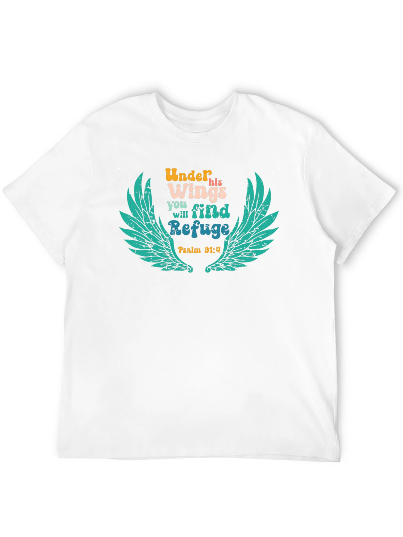 Under His Wings T-Shirt - Christian Apparel