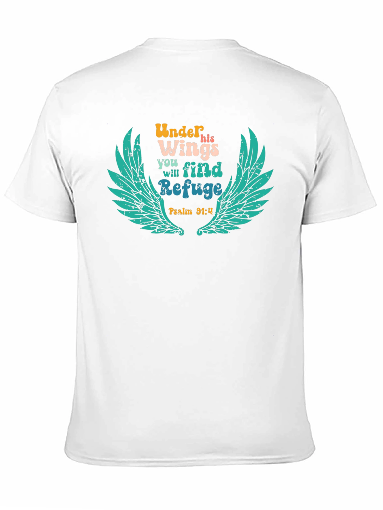 Under His Wings T-Shirt - Christian Apparel