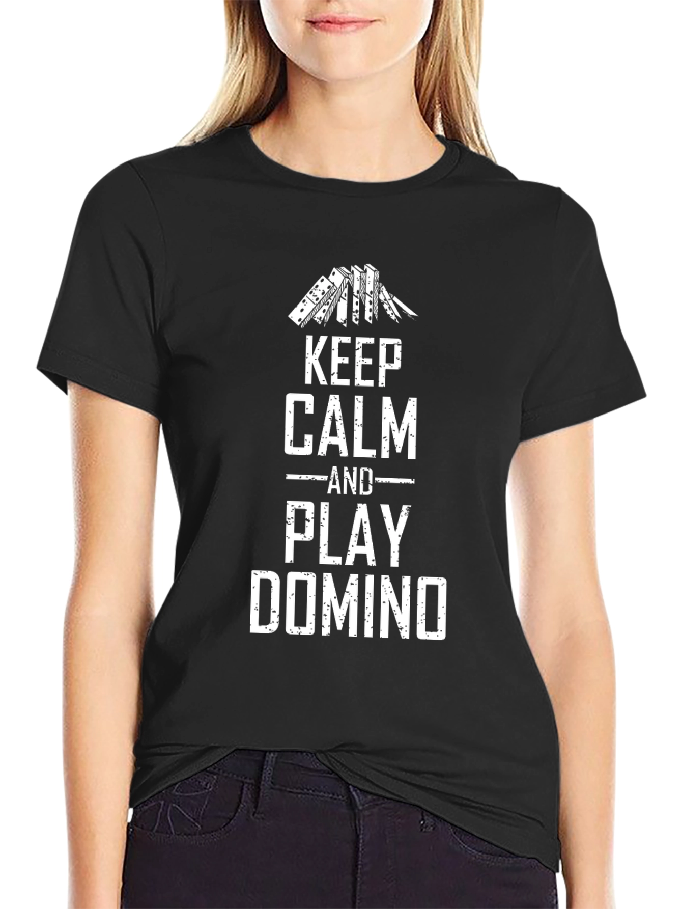 Keep Calm and Play Domino T-Shirt