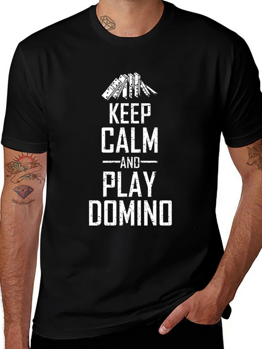 Keep Calm and Play Domino T-Shirt