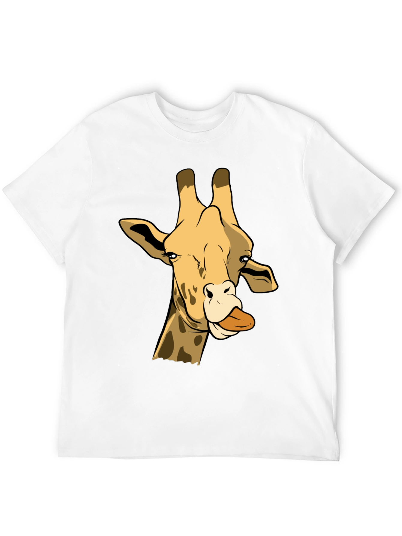 Funny Giraffe T-Shirt - Cartoon Animal Tee