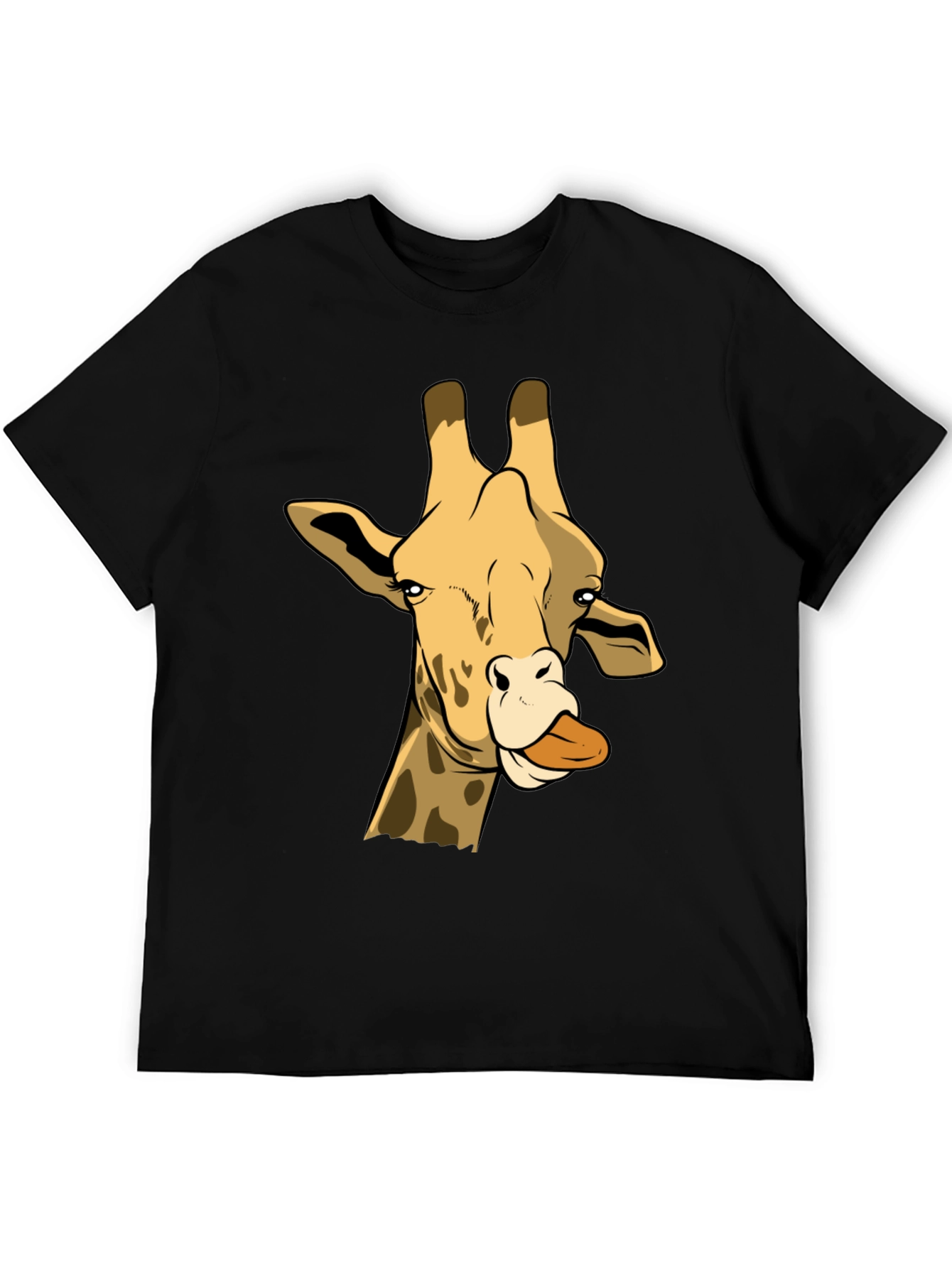 Funny Giraffe T-Shirt - Cartoon Animal Tee