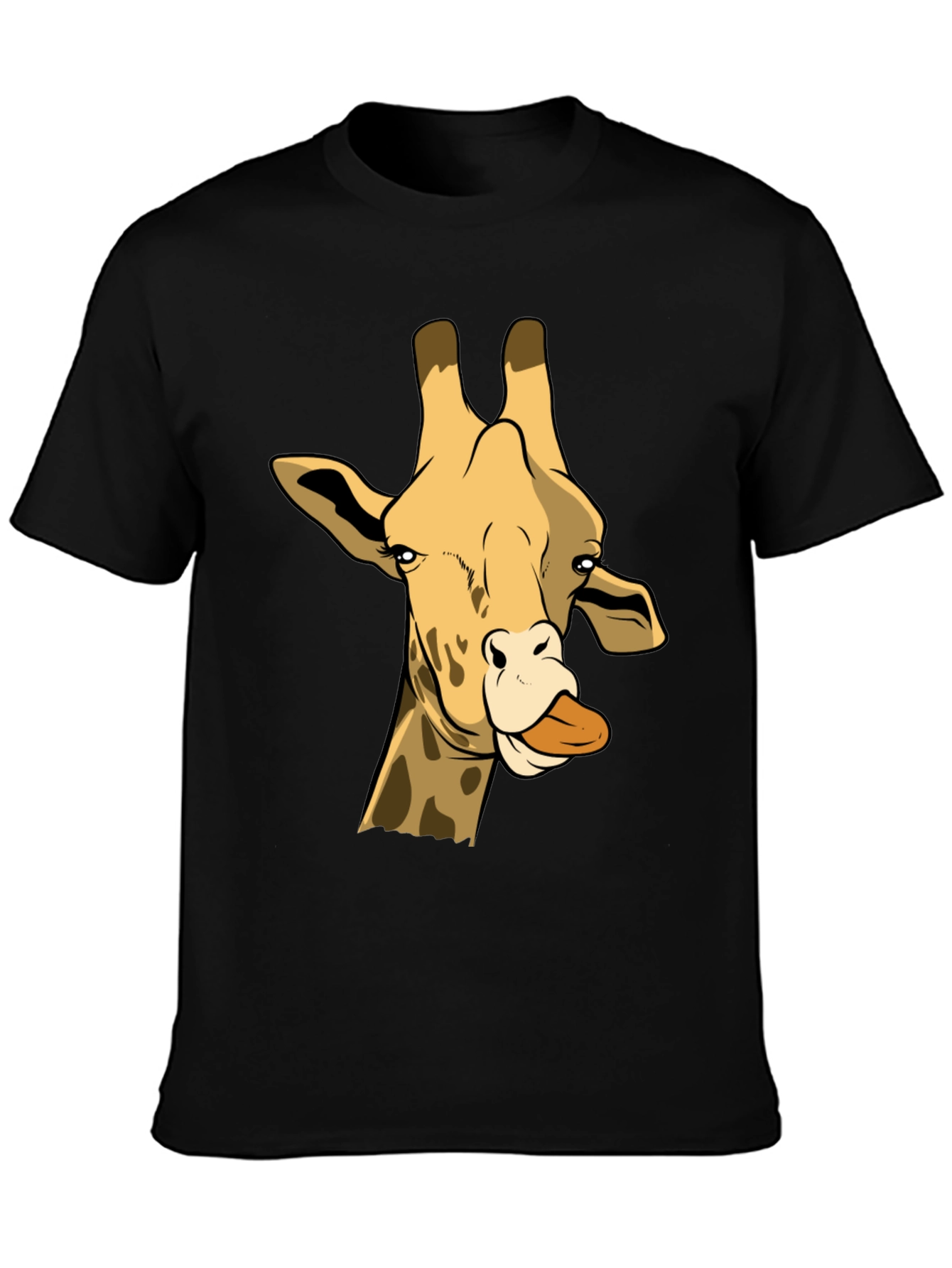 Funny Giraffe T-Shirt - Cartoon Animal Tee