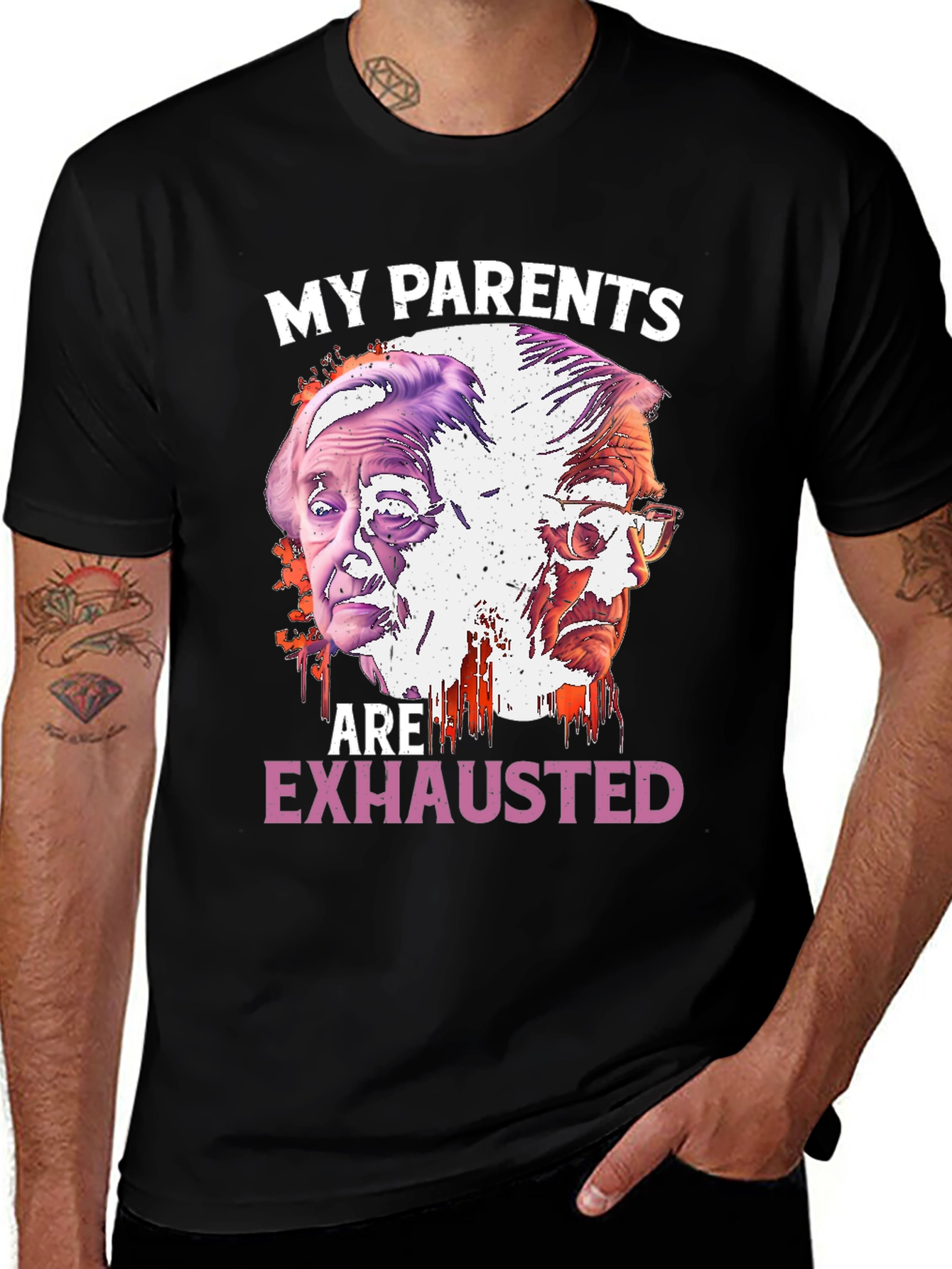 My Parents Are Exhausted Graphic Tee