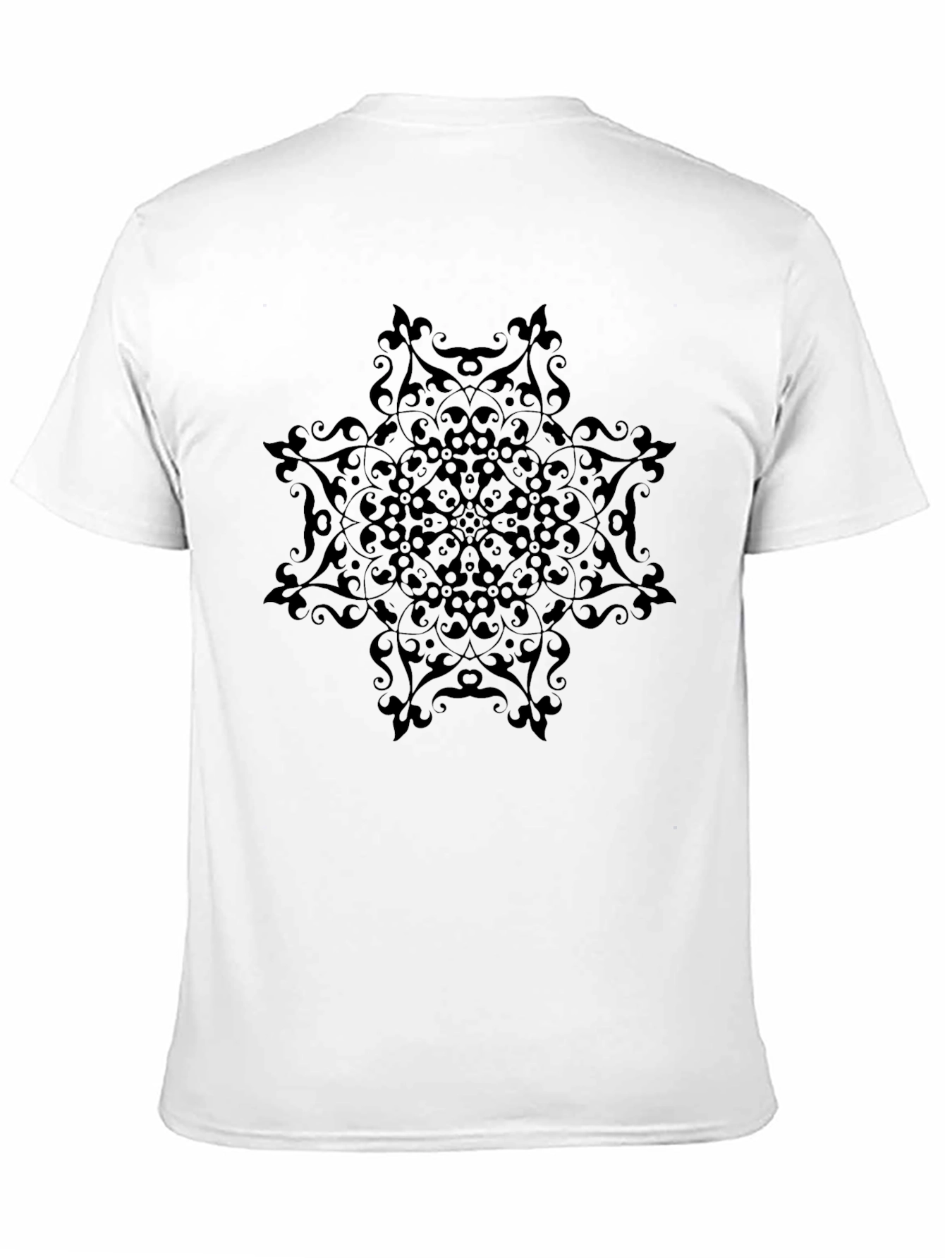 Black Mandala Graphic T-Shirt