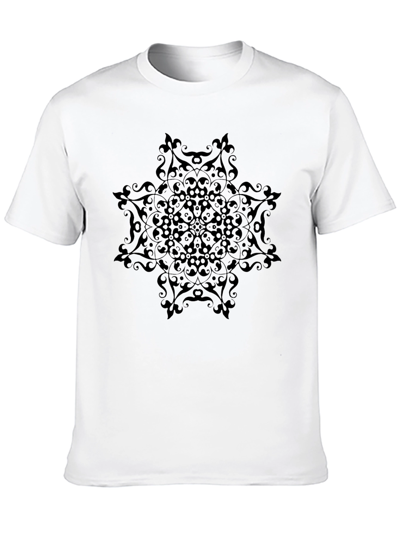 Black Mandala Graphic T-Shirt