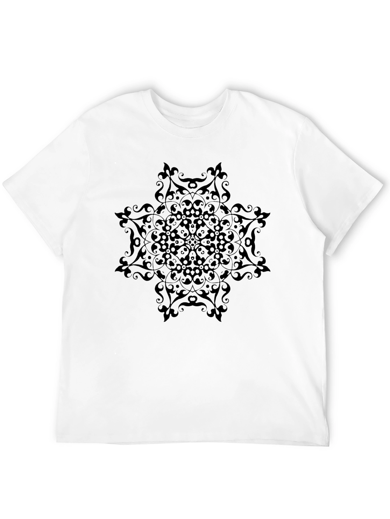Black Mandala Graphic T-Shirt