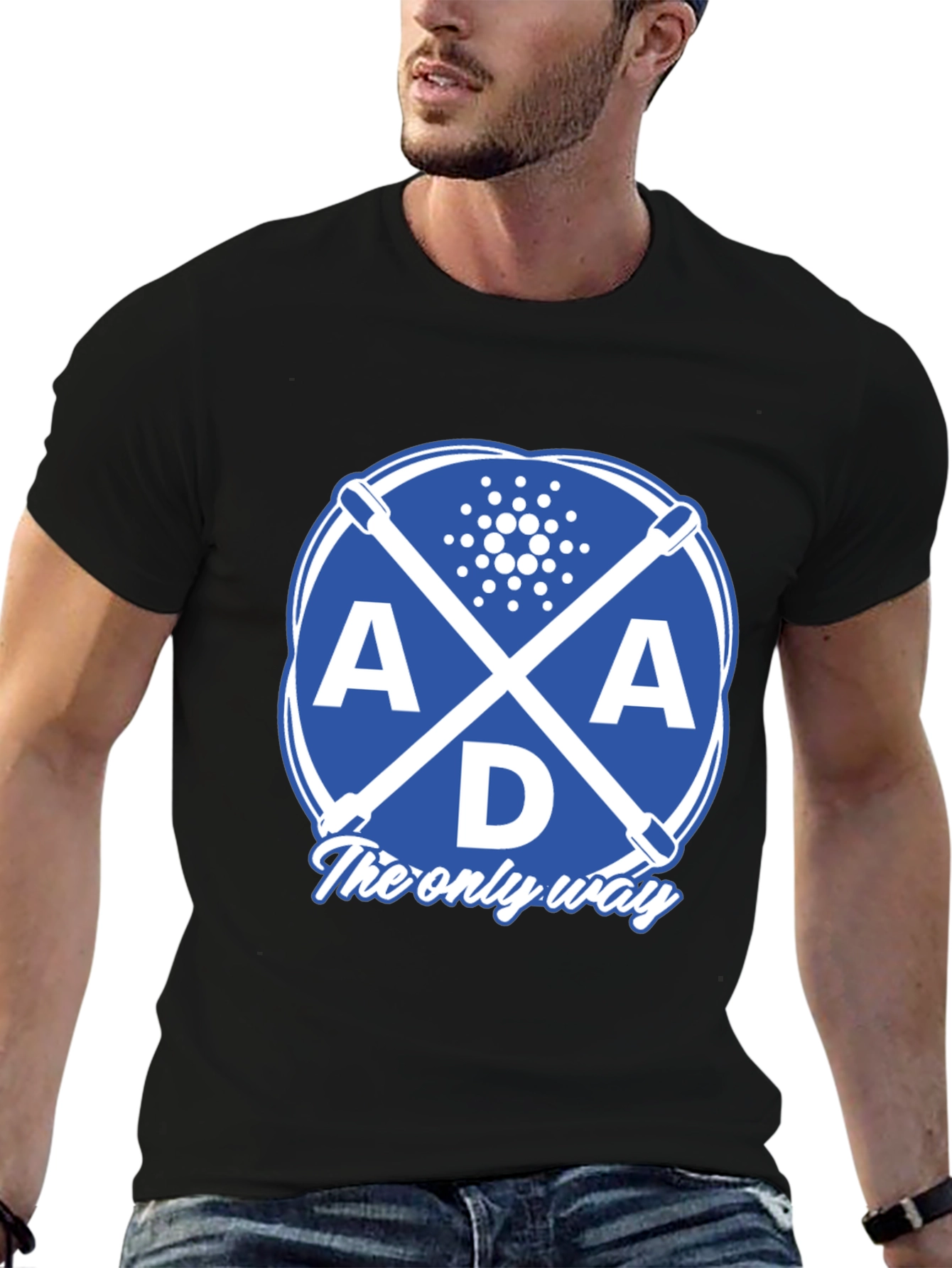 ADA Cardano Cryptocurrency T-Shirt - The only way