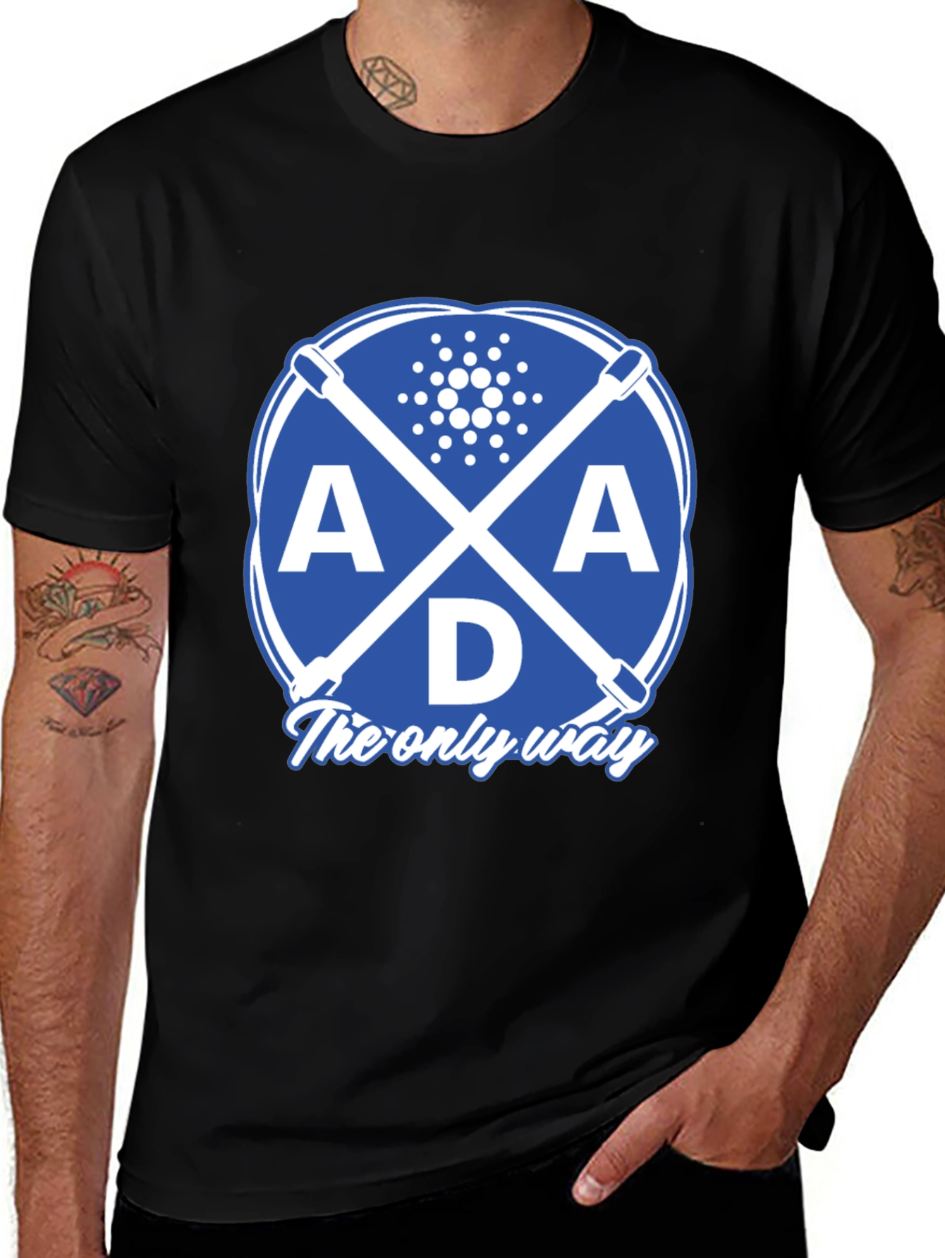 ADA Cardano Cryptocurrency T-Shirt - The only way
